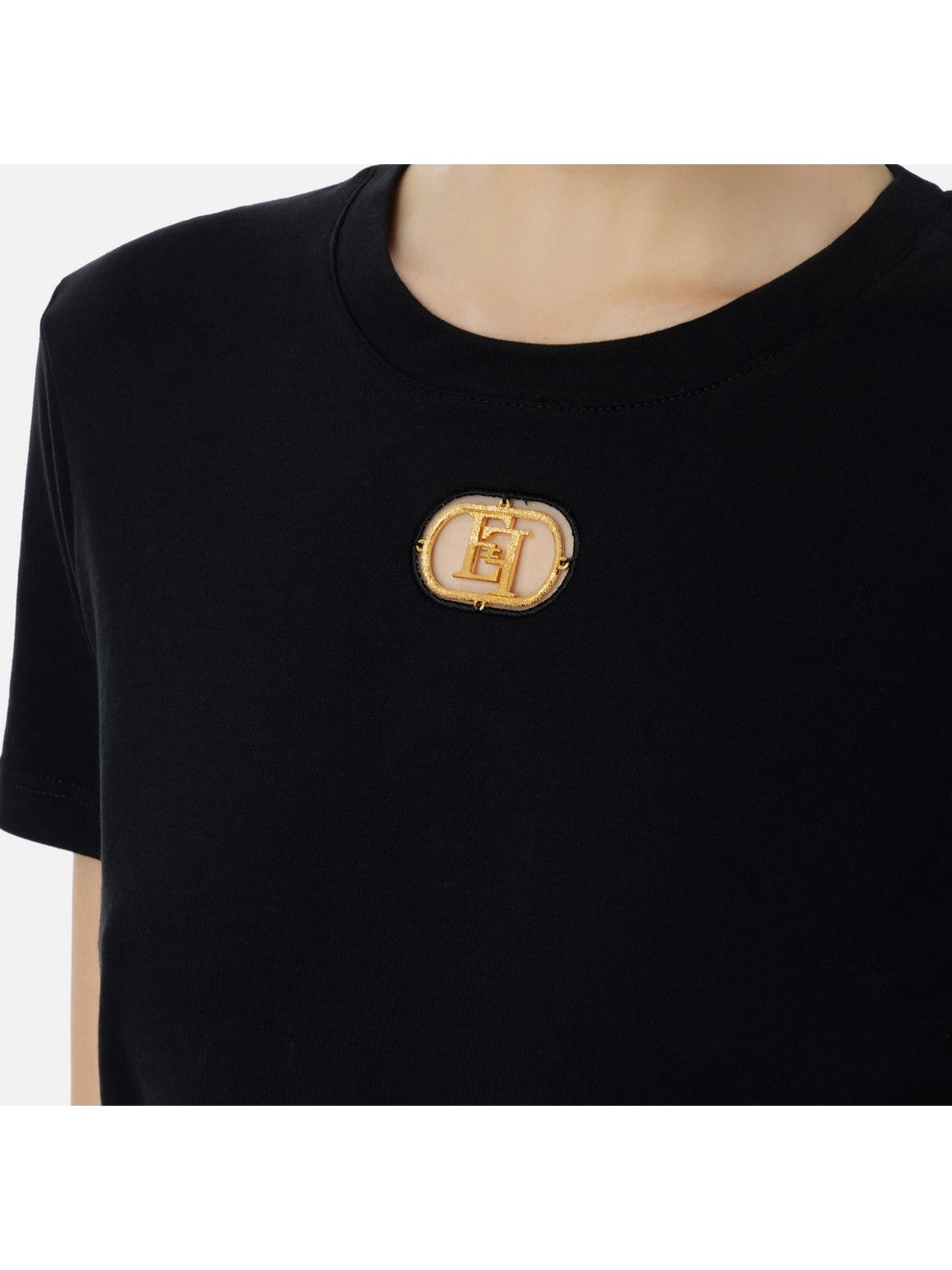 ELISABETTA FRANCHI T-Shirt e Polo Donna MA52N41E2 110 Nero