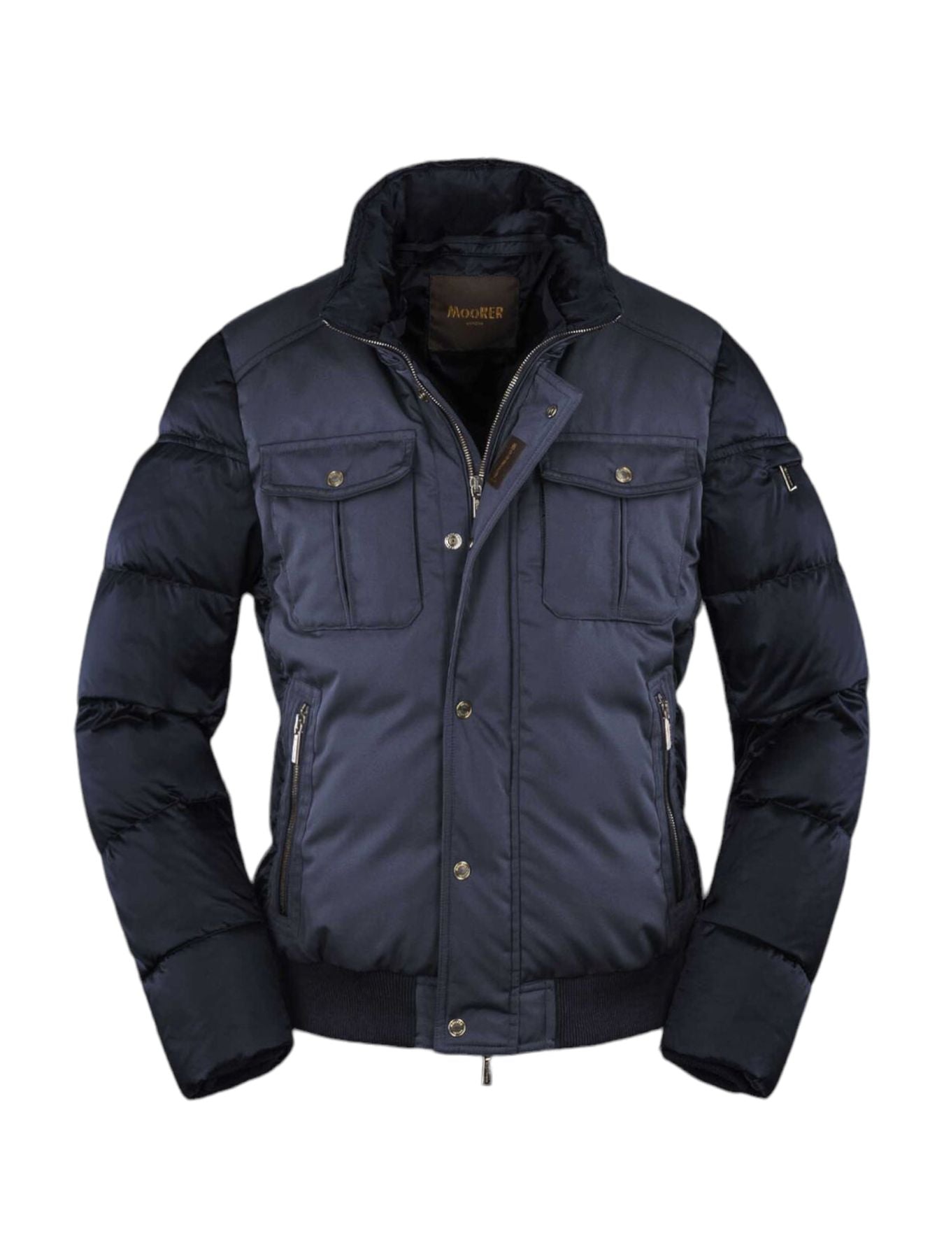 MOORER Piumino Uomo Clif-wco MOUBO100150 U0498 Blu gioboutiqueweb