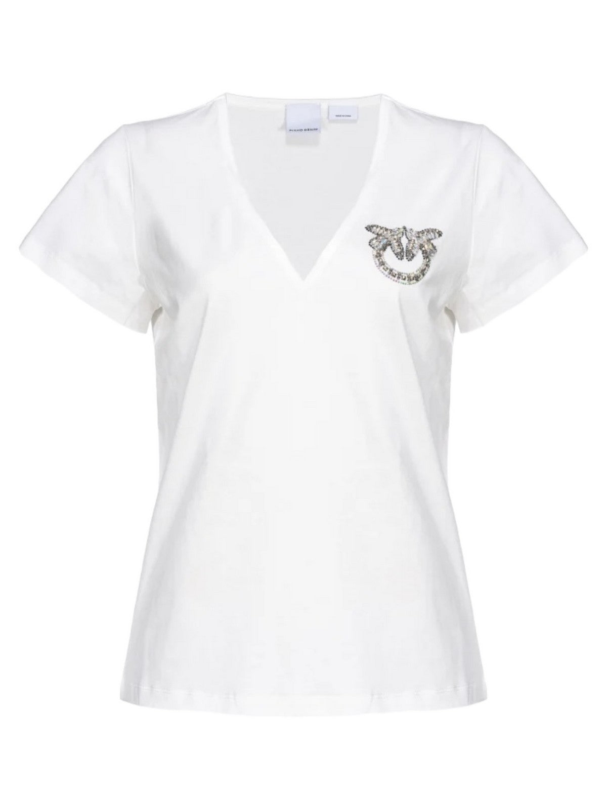 PINKO T-Shirt e Polo Donna Turbato 100372-A1R7 Z15 Bianco gioboutiqueweb