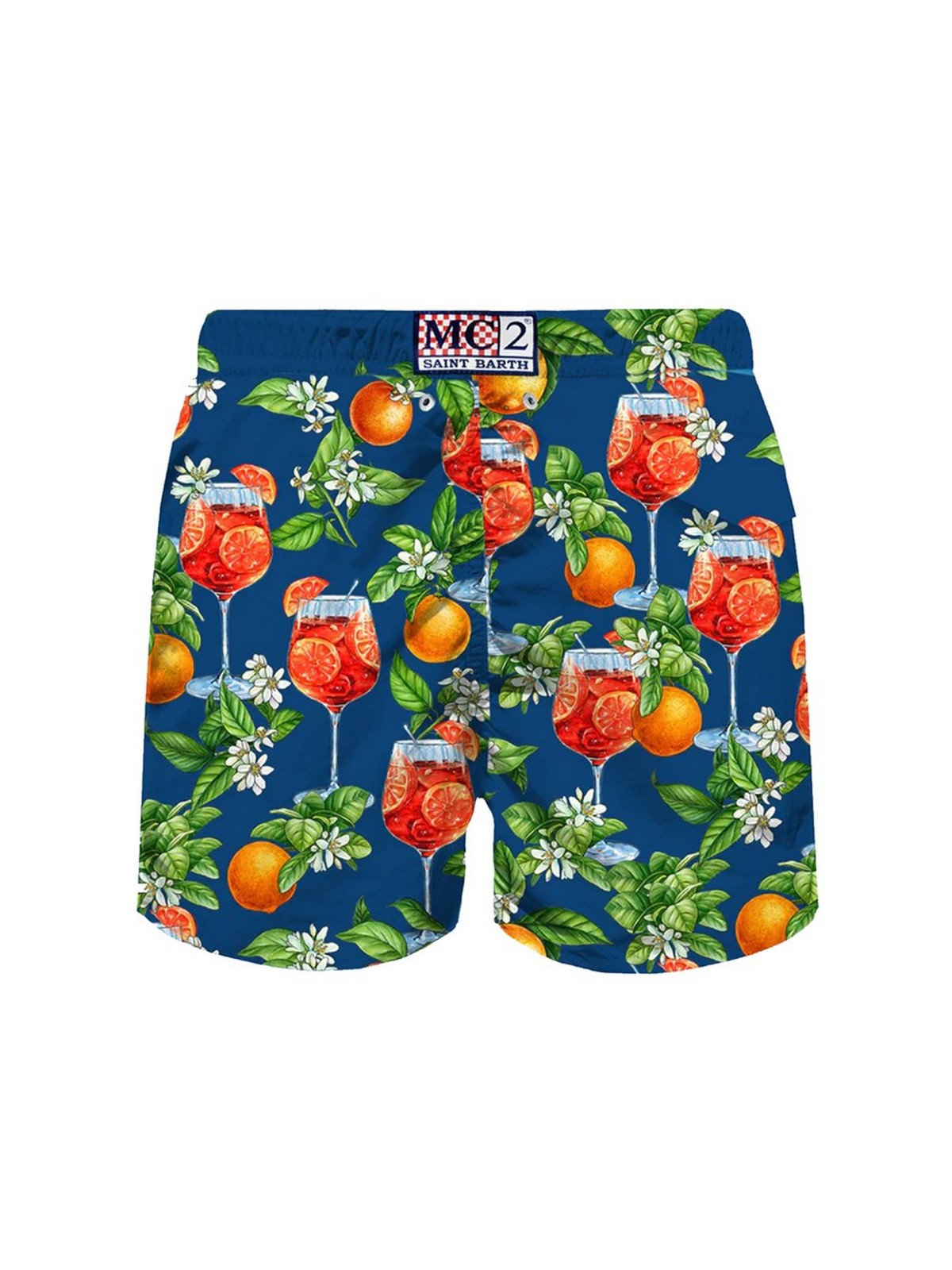 MC2 SAINT BARTH Costume da bagno Uomo Pantaloncino LIGHTING 00698D Blu gioboutiqueweb