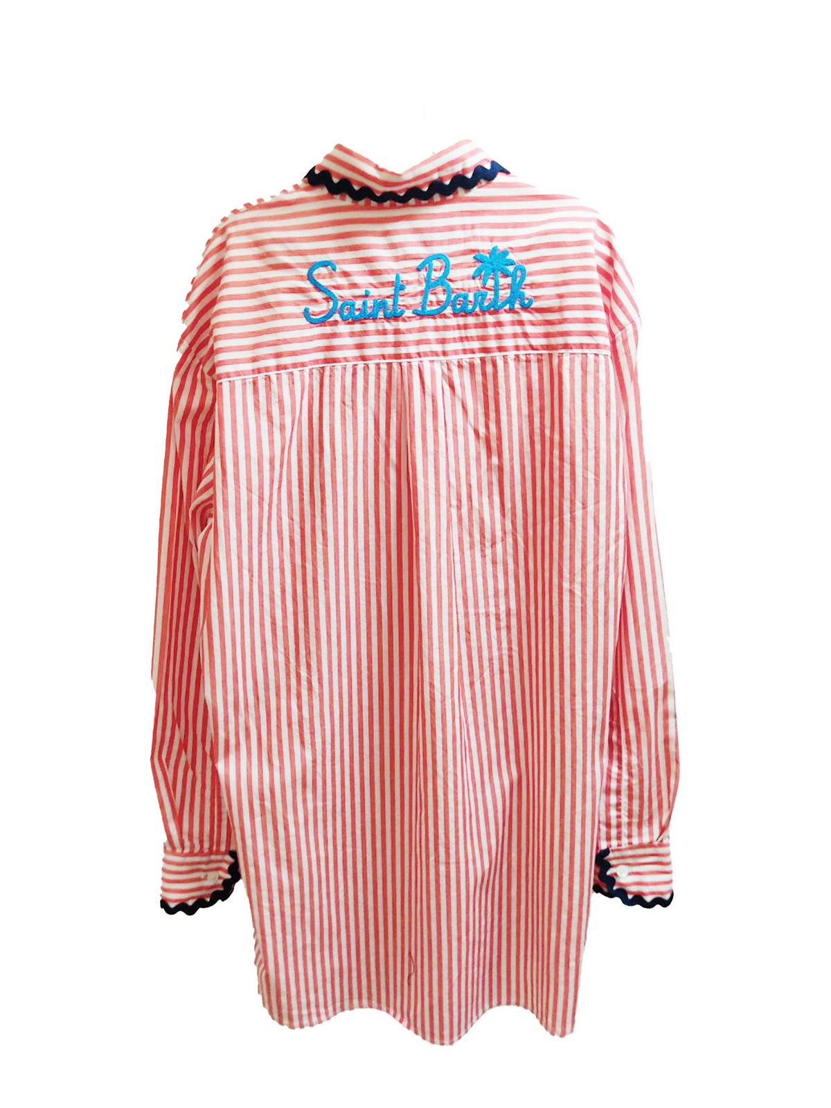 MC2 SAINT BARTH Camicia Donna BRIGITTE 03166B Rosso gioboutiqueweb