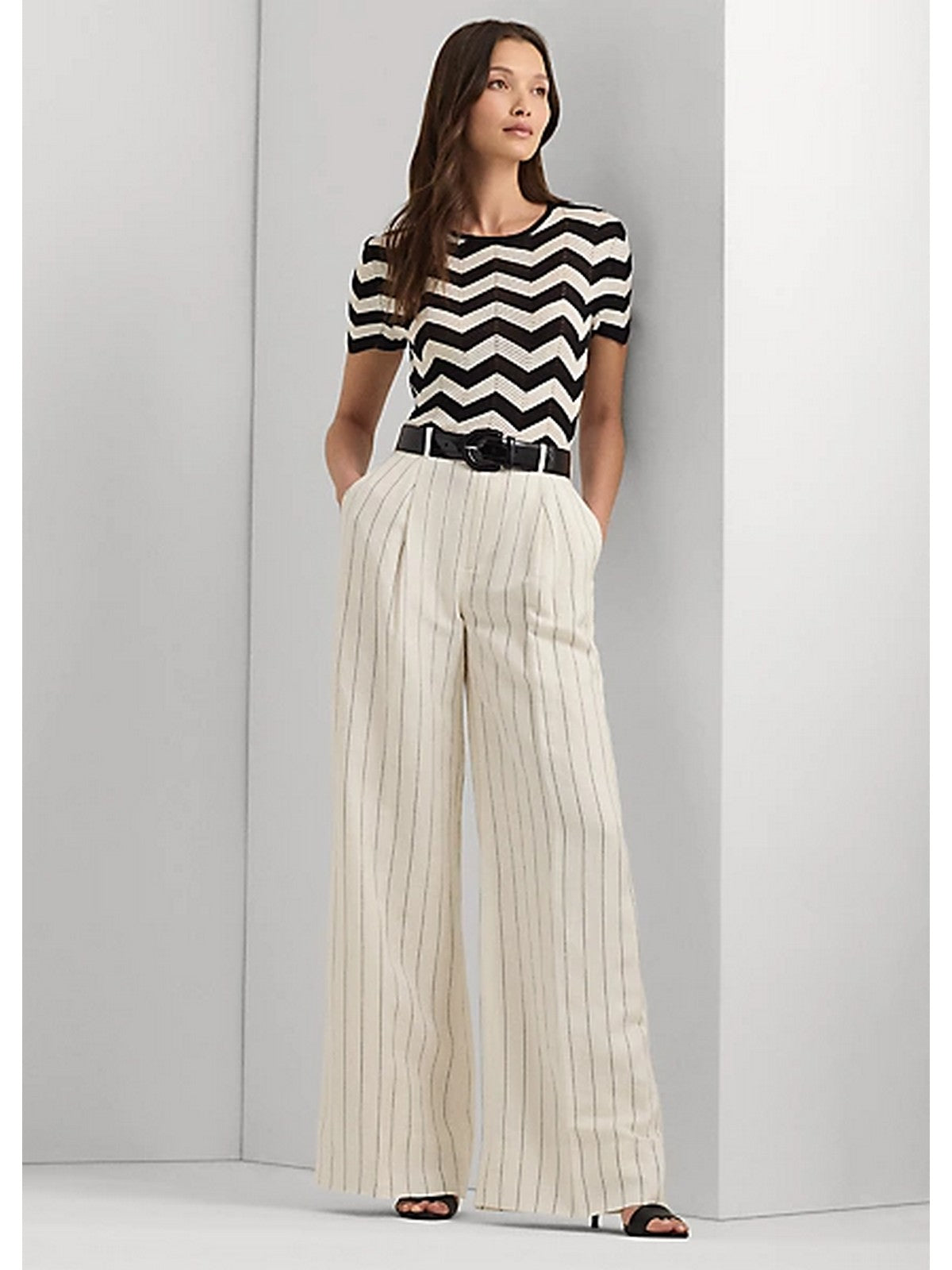 LAUREN RALPH LAUREN Pantalone Donna 200941169 001 Beige