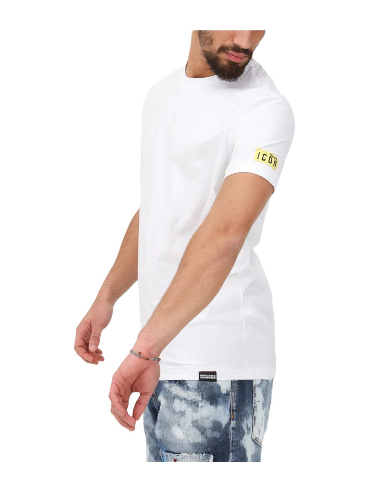 Dsquared2 t-shirts and men's pole d9m20448 121 white
