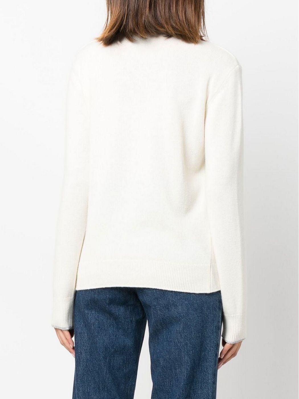 MC2 Saint Barth Maglione Woman New Queen 00404C White