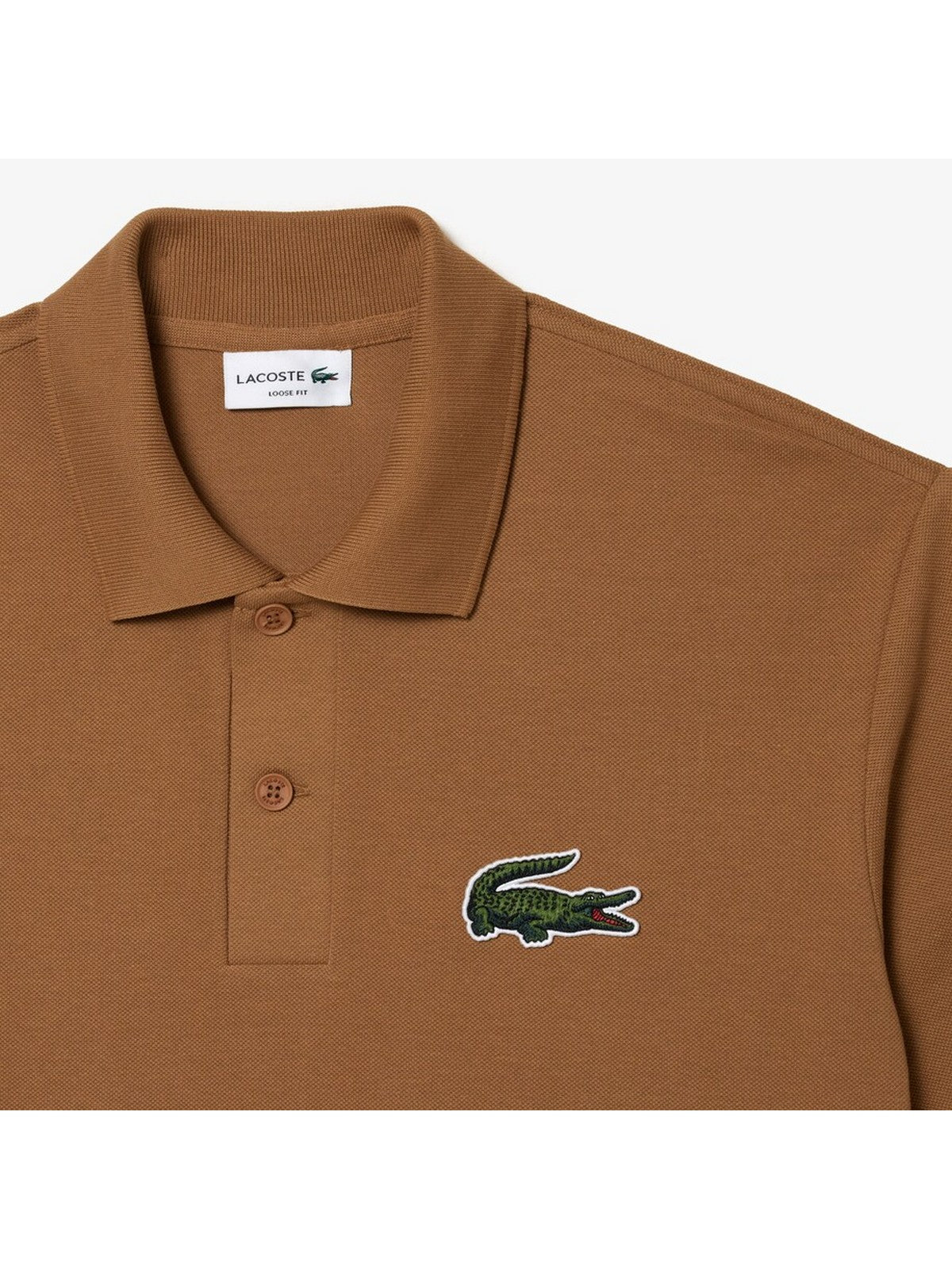 T-shirt Lacoste i słup męski ph3922 sześć marronów
