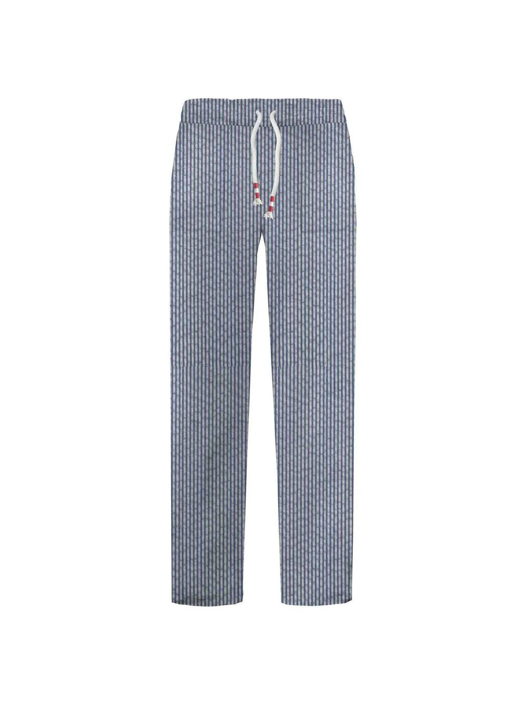 MC2 Saint Barth Man Pantalone Calais Ligd1a Blue