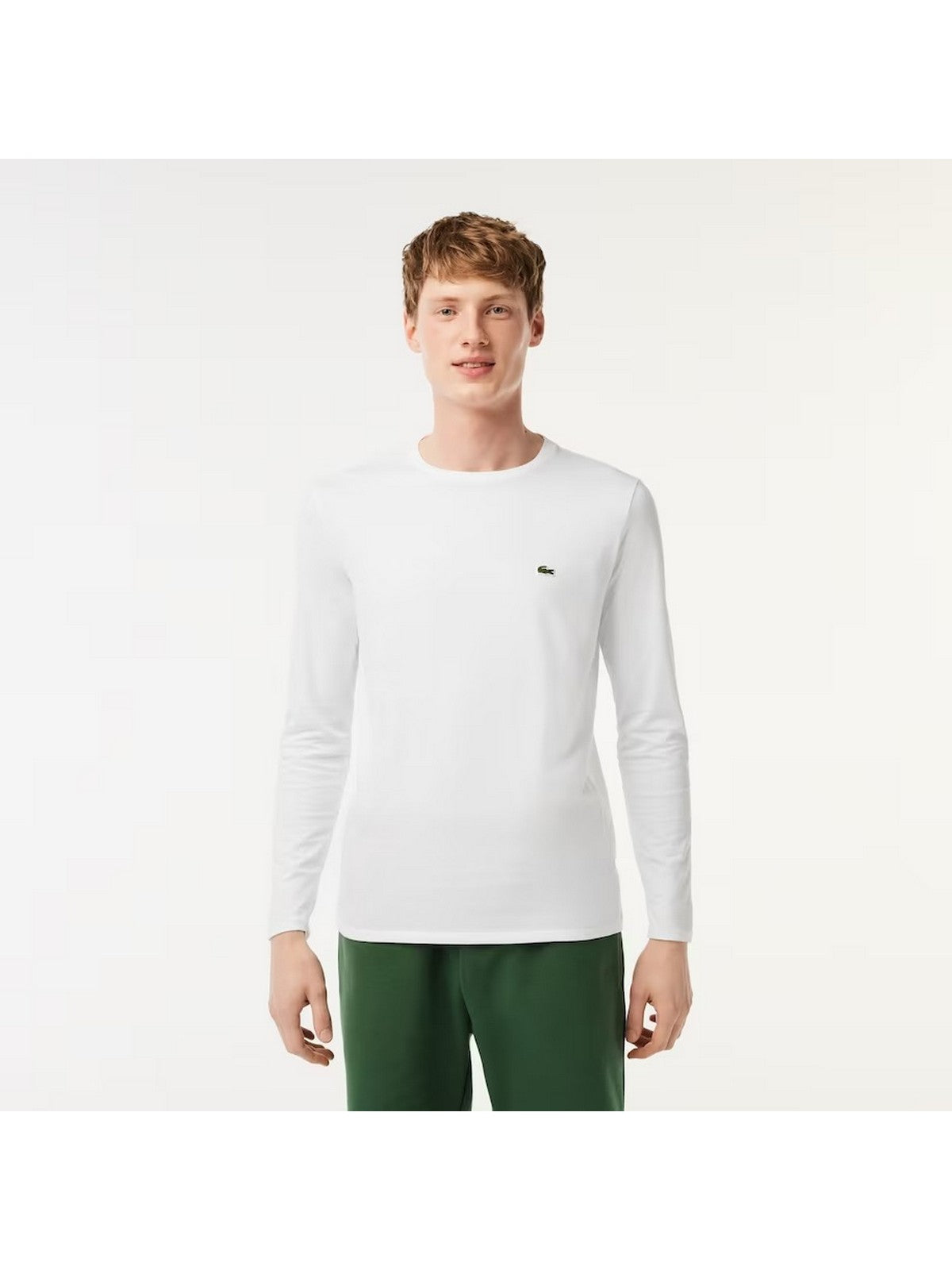 LACOSTE T-Shirt e Polo Uomo  TH6712 001 Bianco