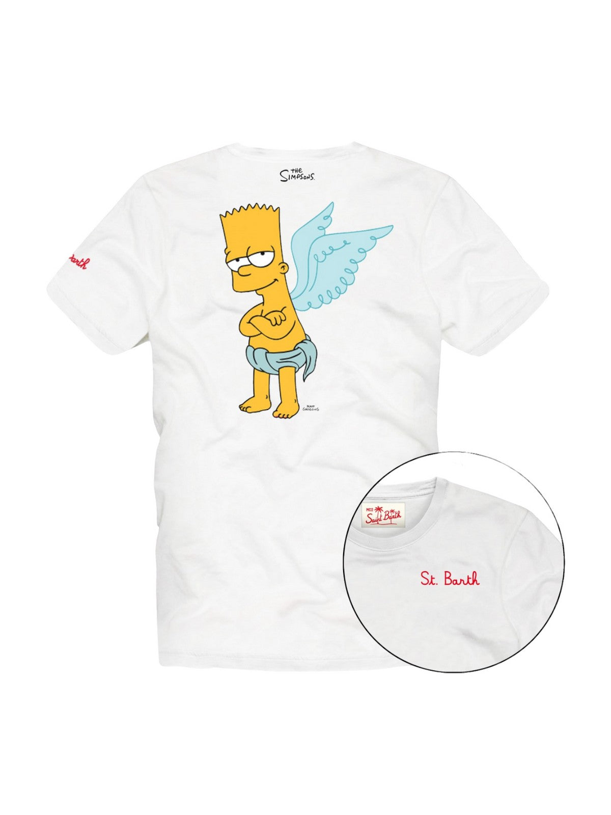 MC2 SAINT BARTH T-Shirt e Polo Uomo TSHIRT MAN 00127D Bianco gioboutiqueweb