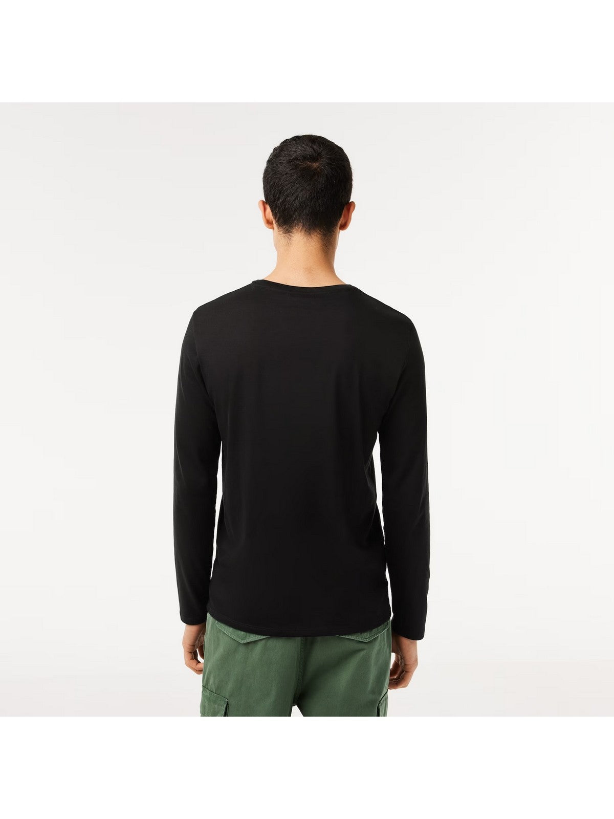 Lacoste T-shirts and men's pole Th6712 031 Black