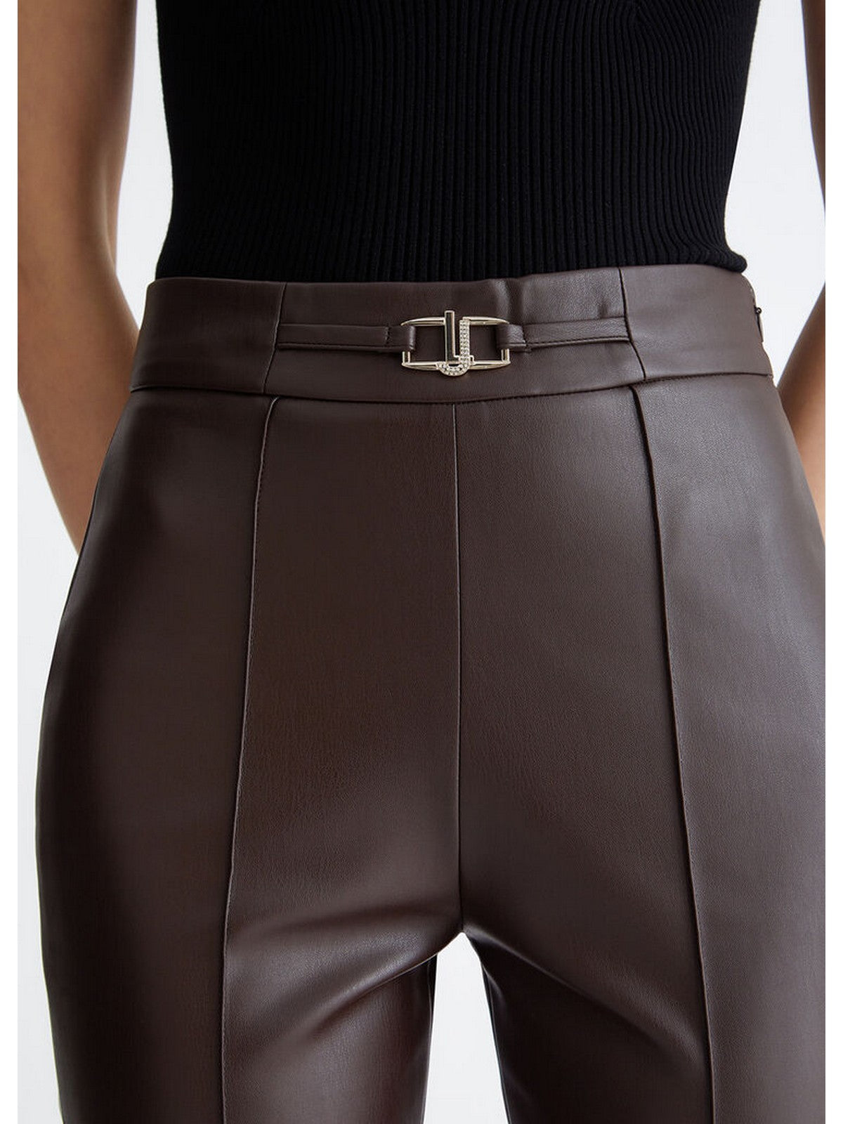 Liu Jo Black Femme Pantallone CF3030E0624 X0507 Brown