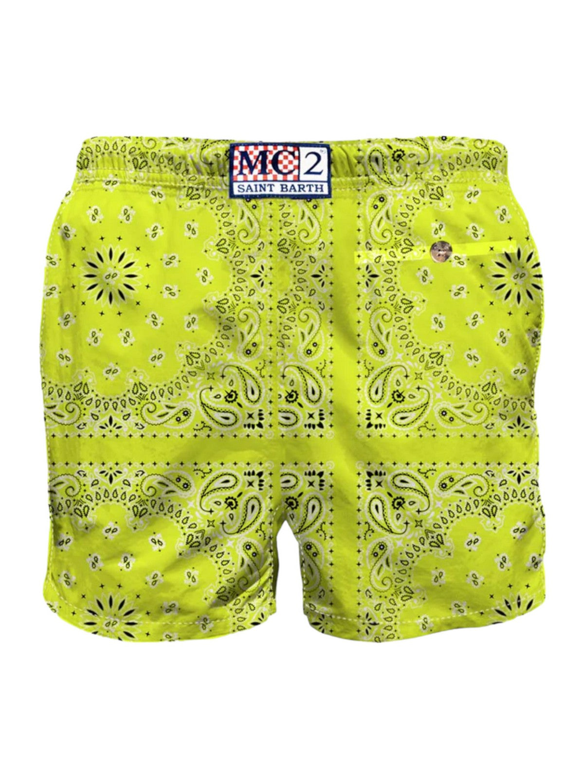 Mc2 Saint Barth Bathroom Costume Men's Panrint Caprese 00359D Yellow