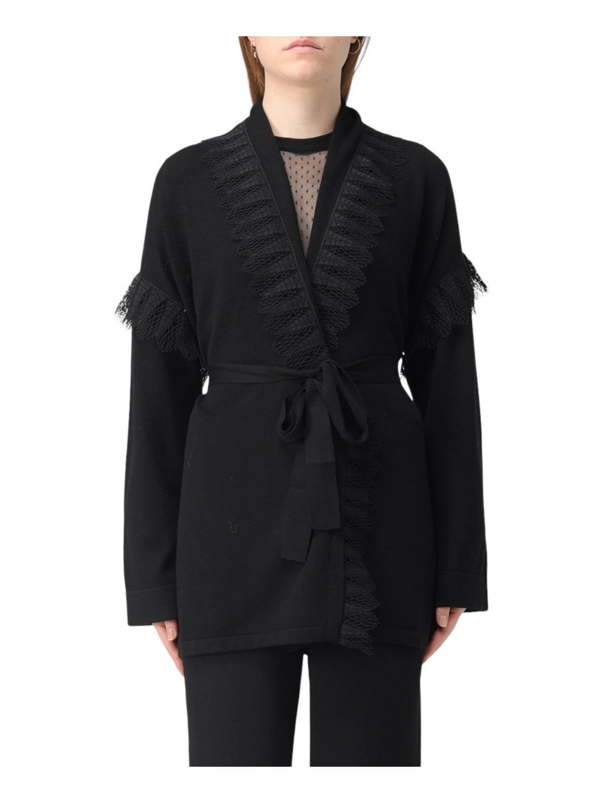 Twinset Cardigan Woman 232tp3421 00006 Negro