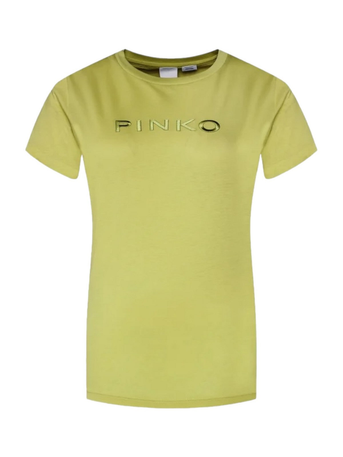 Pinko T-Shirt und Pole Frauen beginnen 101752-A1NW H23 Gelb