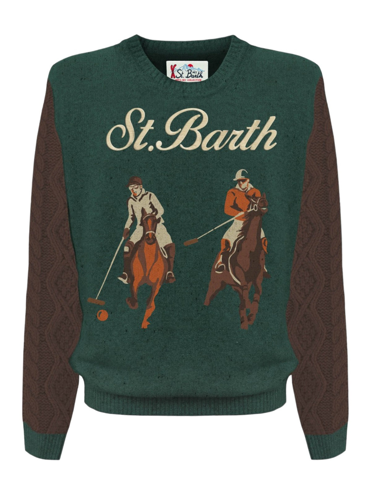 Mc2 Saint Barth Men's sweater HERON 10838E Verde