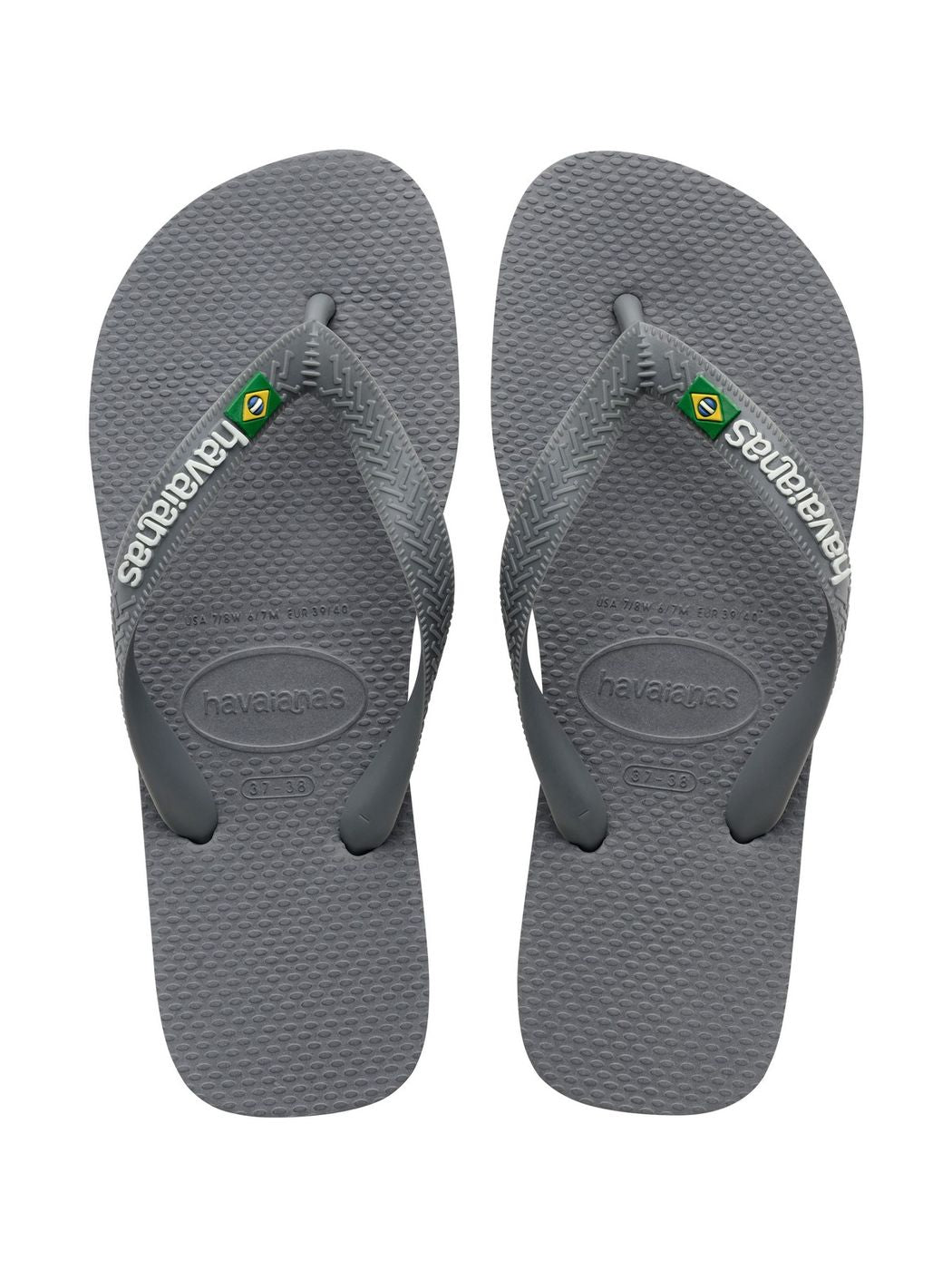 HAVAIANAS Infradito Unisex adulto Hav. Brasil 4110850.5002 Grigio gioboutiqueweb