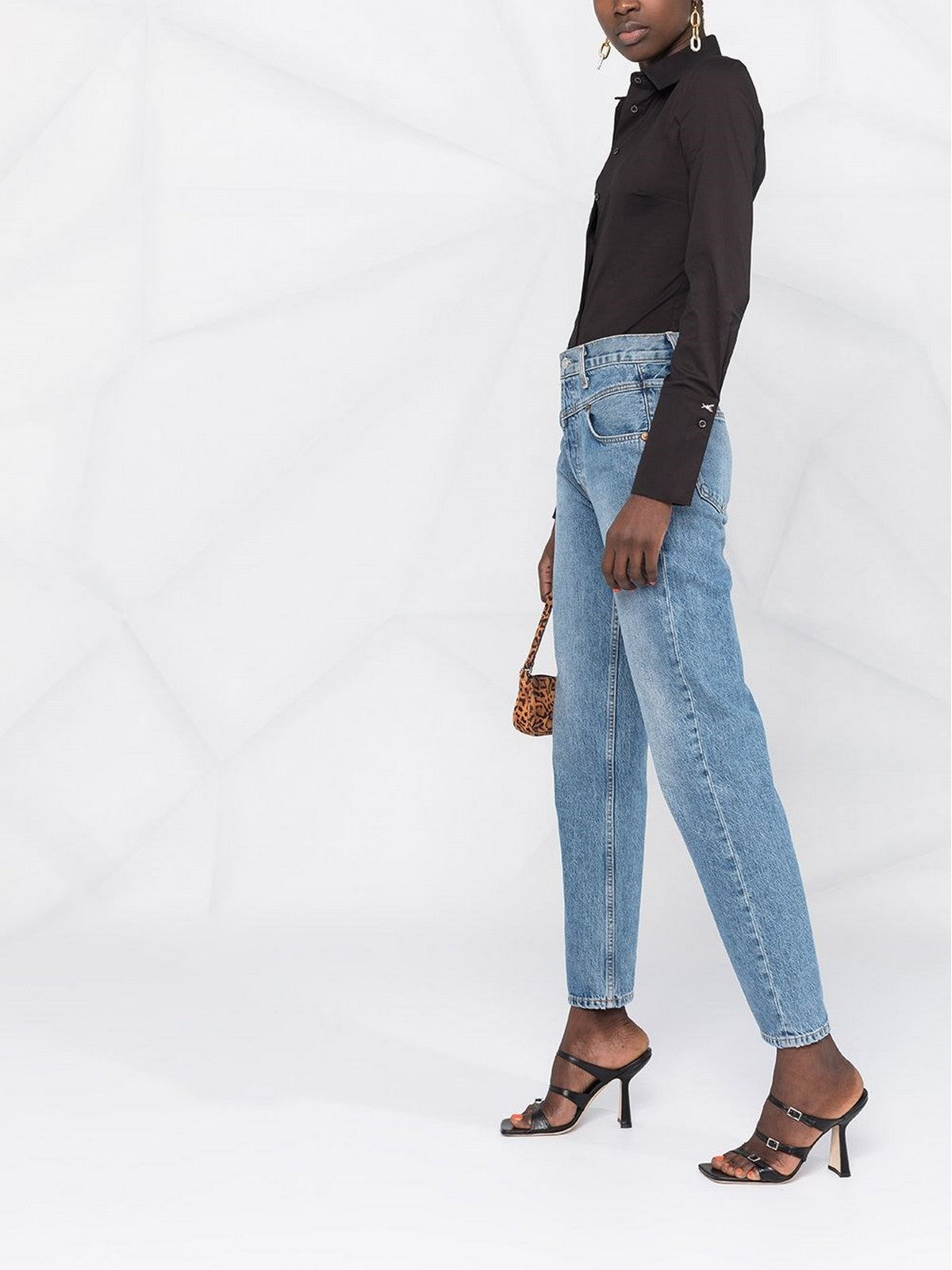 PATRIZIA PEPE Camicia Donna CC0355 A01 K103 Nero gioboutiqueweb