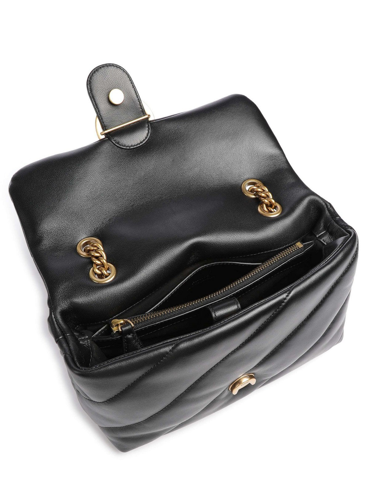 PINKO Borsa Donna Love classic puff 100038-A0F2 Z99Q BLACK gioboutiqueweb