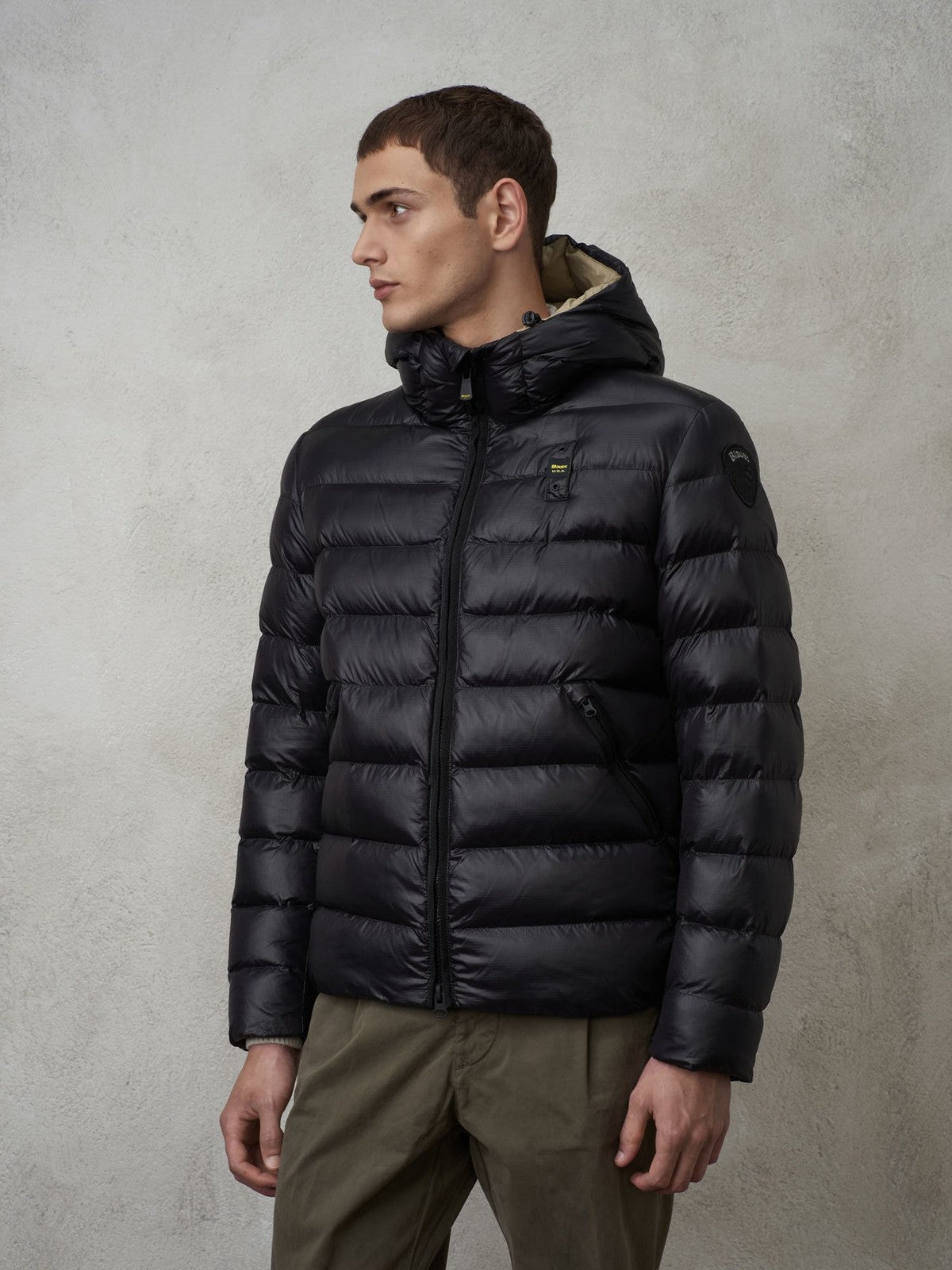 Blauer Men's Down Jacket 23wBluc02083 005958 999TT Black