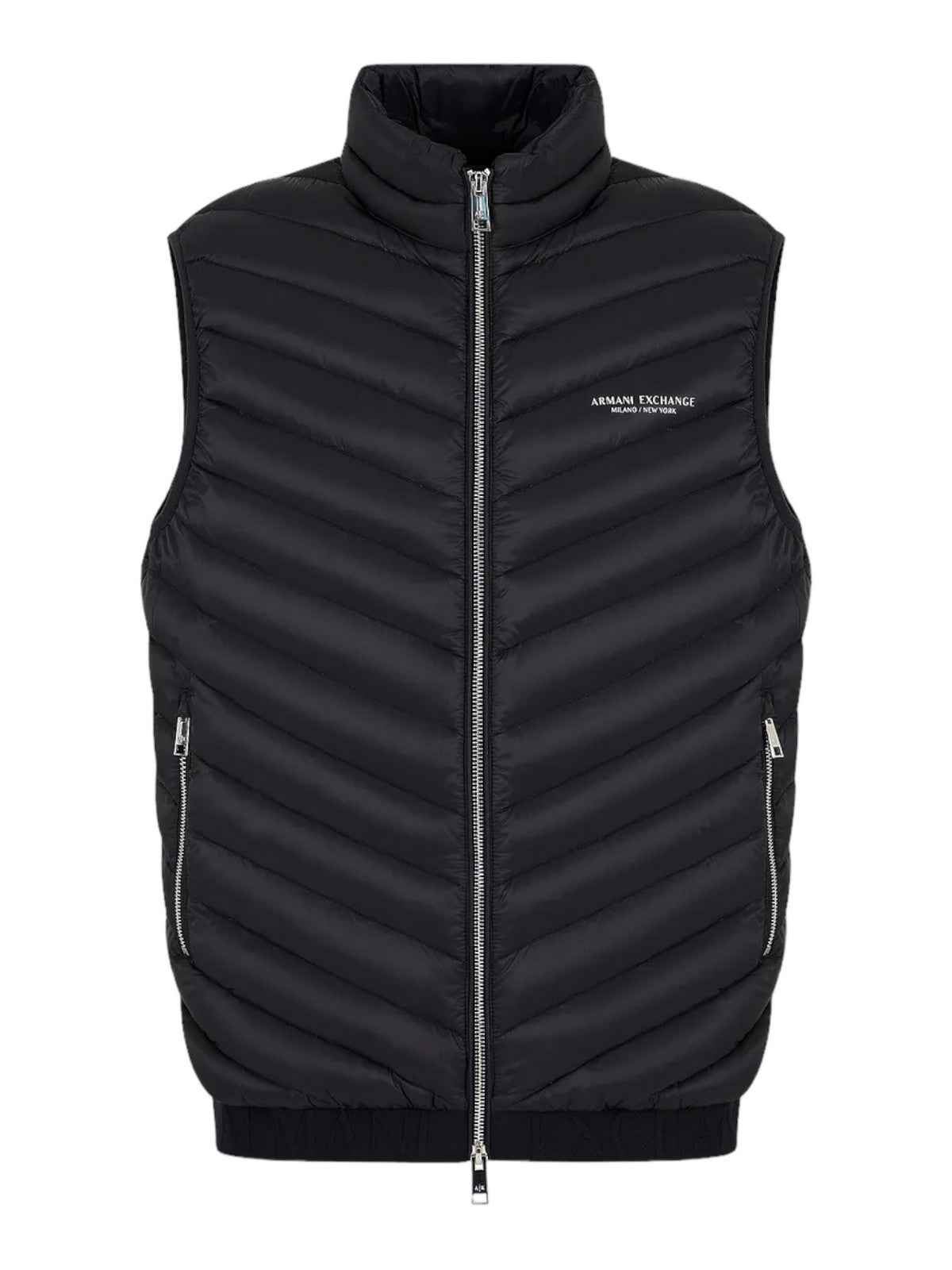 Armani Exchange Gilet Man 8nzq52 Znw3z 0217 Black