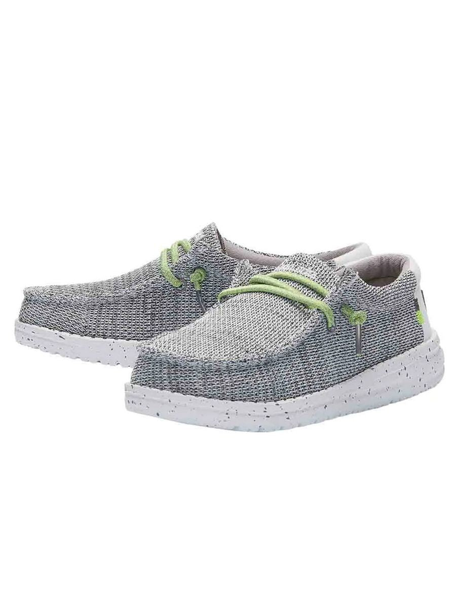 Dude Moccasino Enfants et adolescents Wally Youth 130130705 Gray