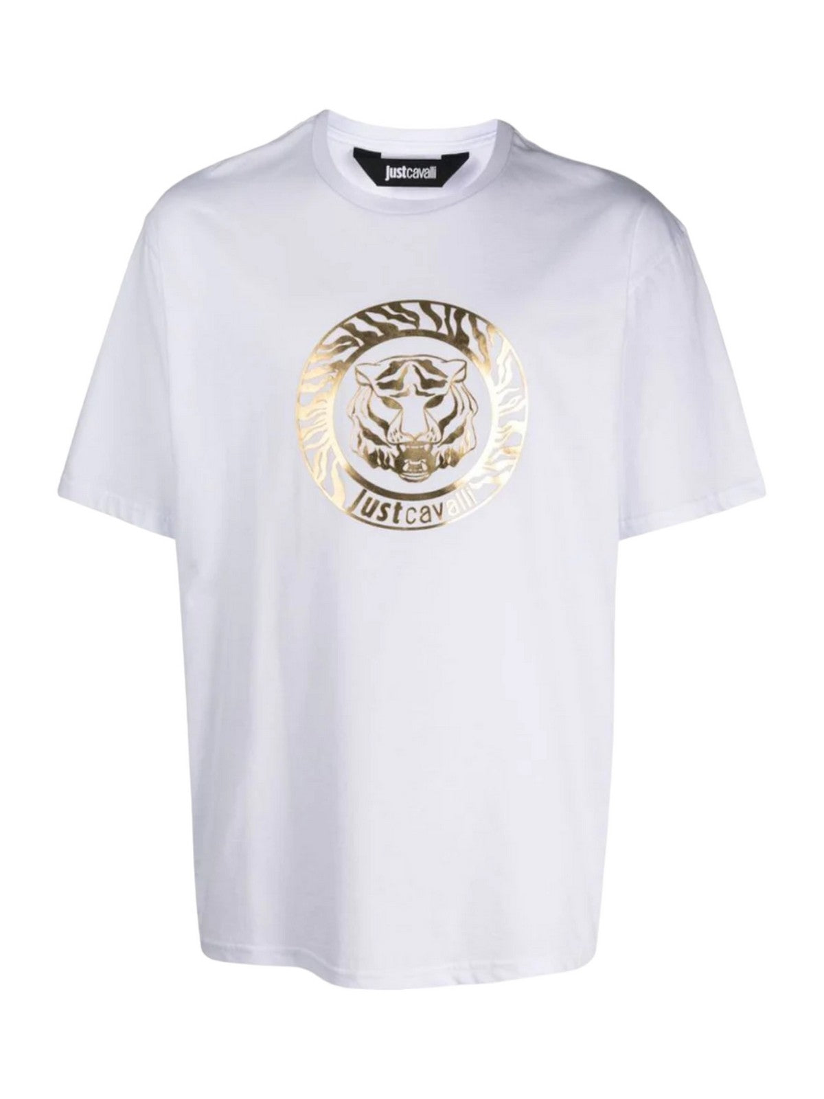 JUST CAVALLI T-Shirt e Polo Uomo  75OAHT01 CJ500 G03 Bianco