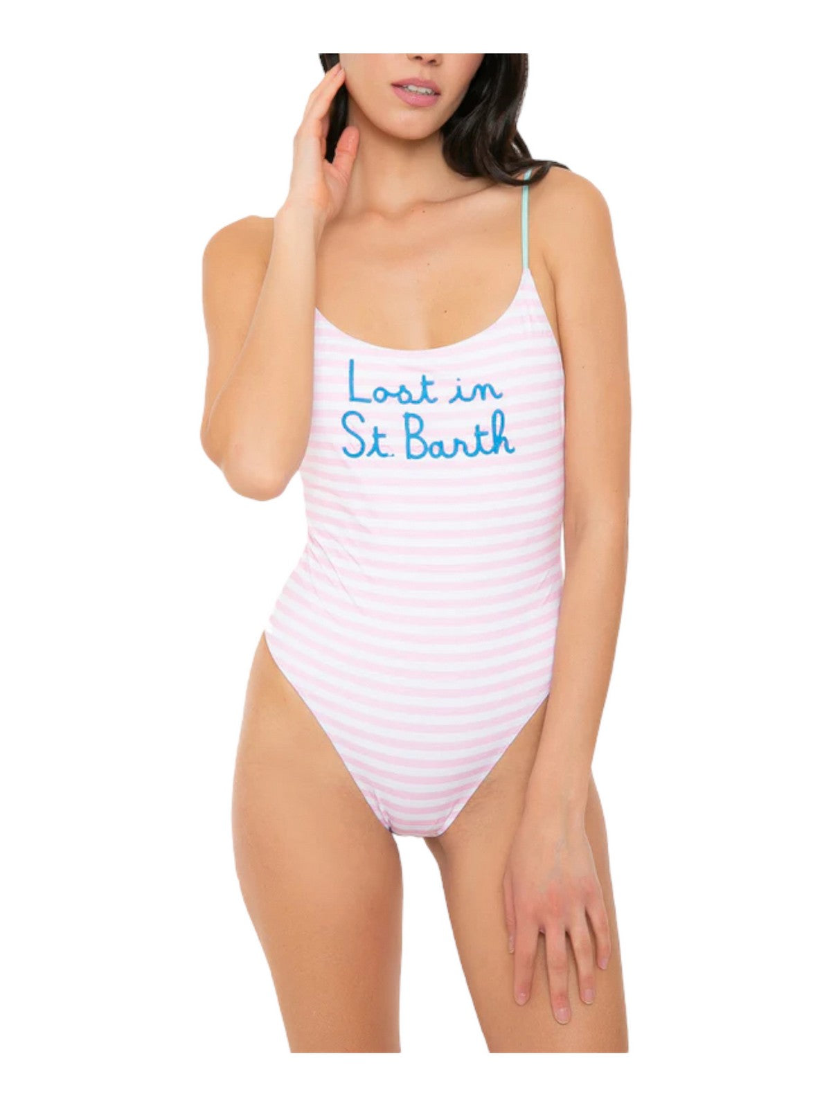 MC2 SAINT BARTH Costume da bagno Donna Monokini CECILLE ELSL25 Rosa gioboutiqueweb