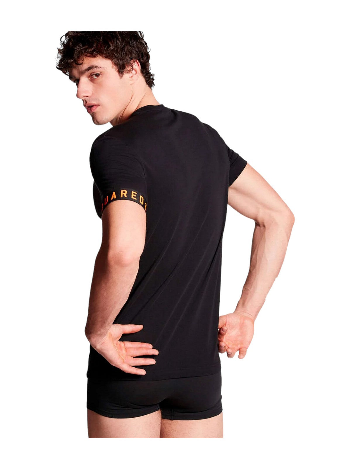 DSQUARED2 T-Shirt e Polo Uomo D9M3S4870 015 Nero gioboutiqueweb