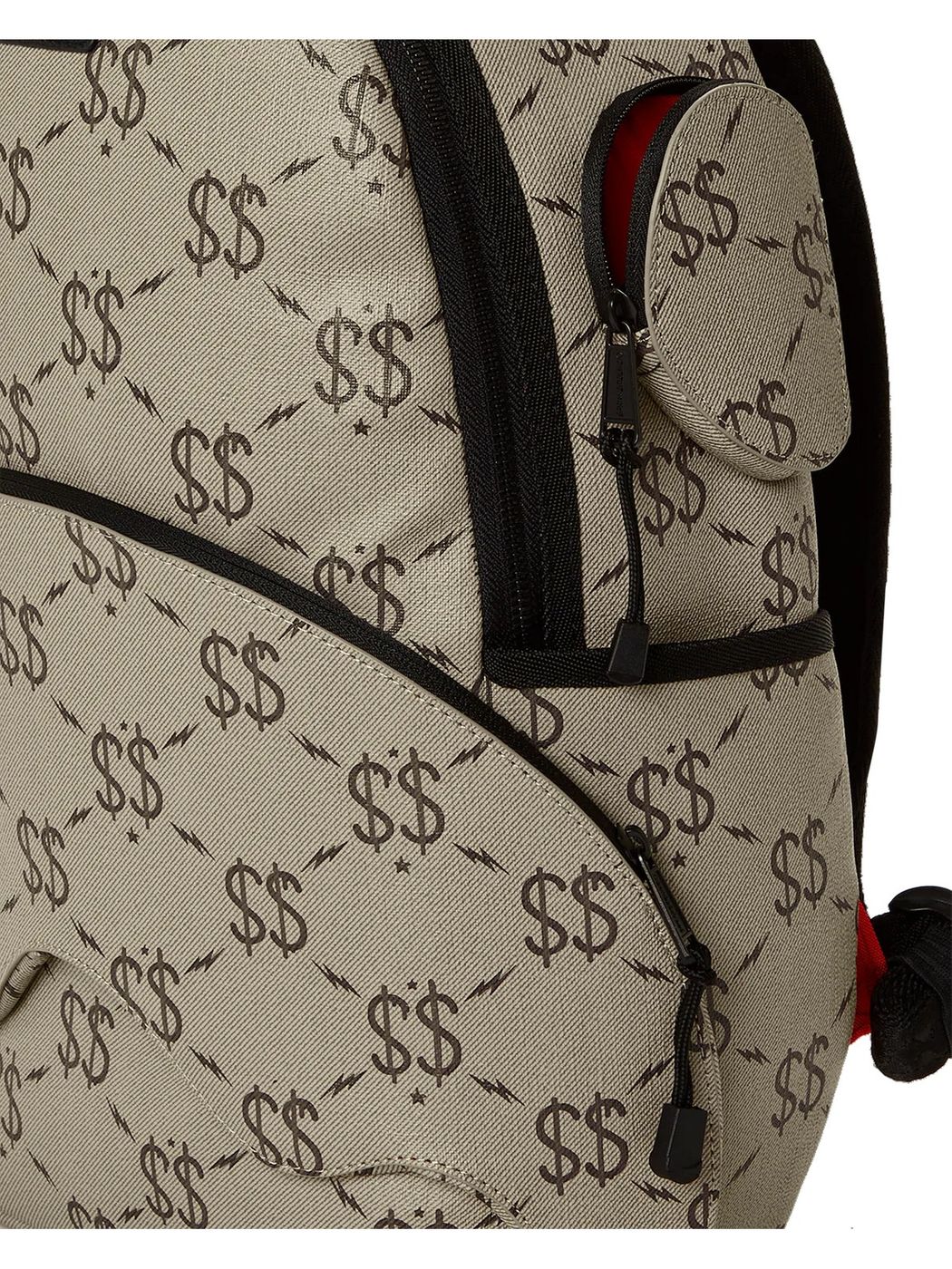 SPRAYGROUND Unisex Adult Double Money 910B4636NSZ Beige backpack