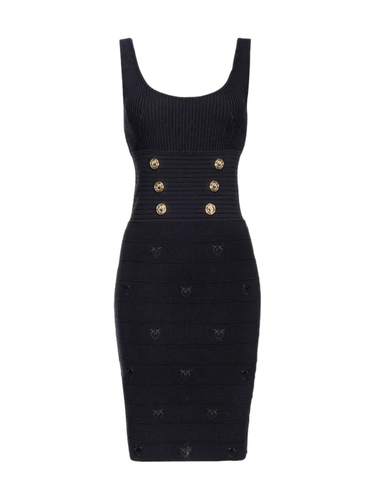 PINKO Abito Donna Cactus 102879-A1LK Z99 Nero gioboutiqueweb