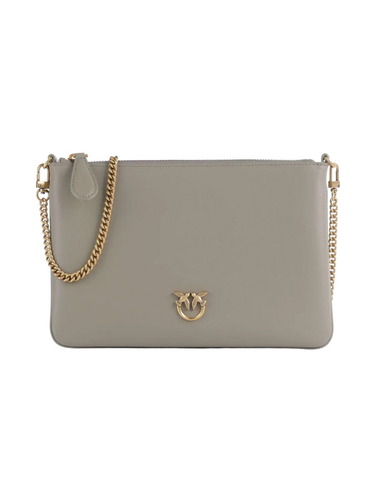 Pinko pochette femme plate classique 100455-a0f1 i68q marrone