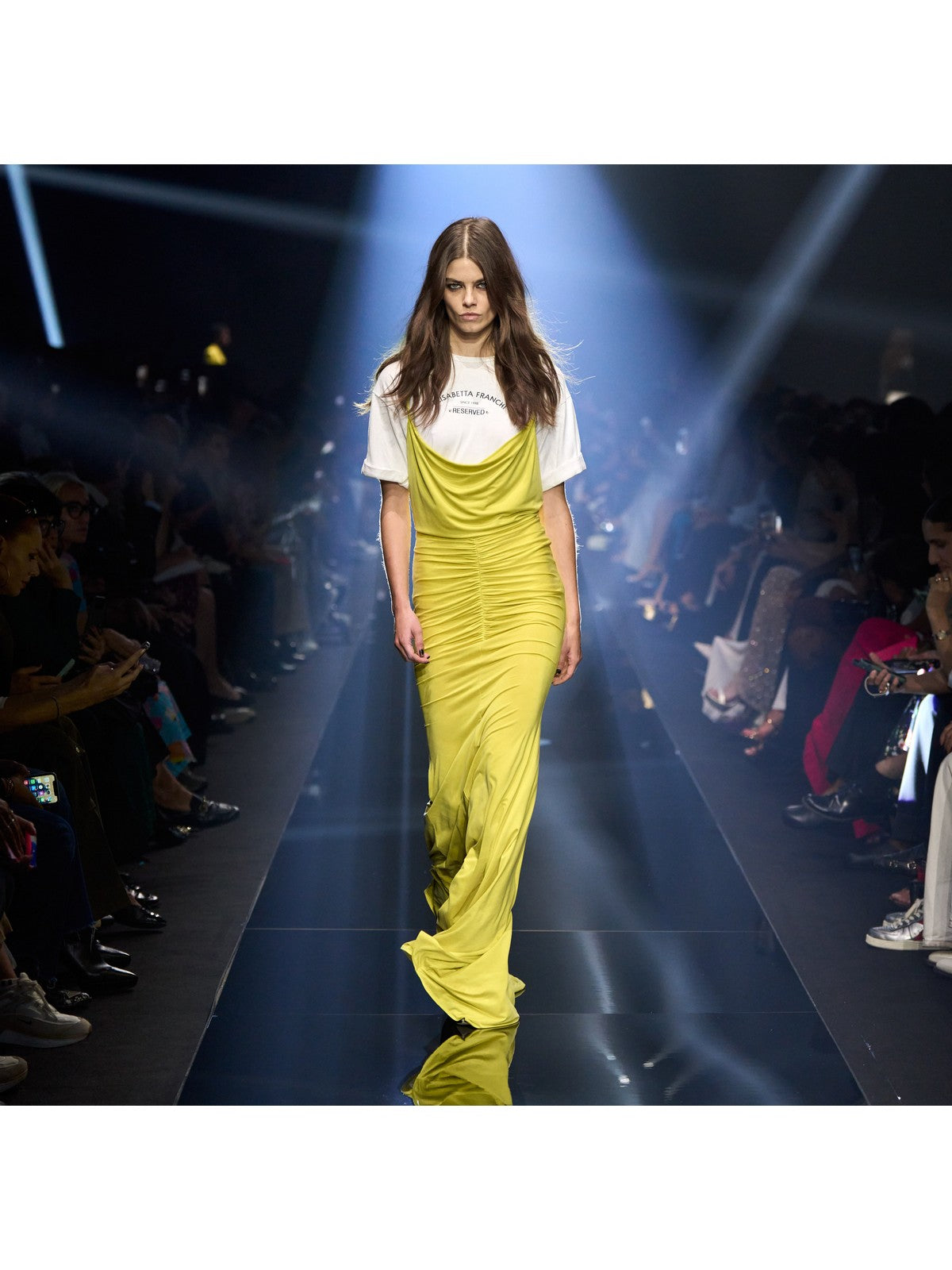 ELISABETTA FRANCHI T-shirt and pole Woman MA02341E2 270 White