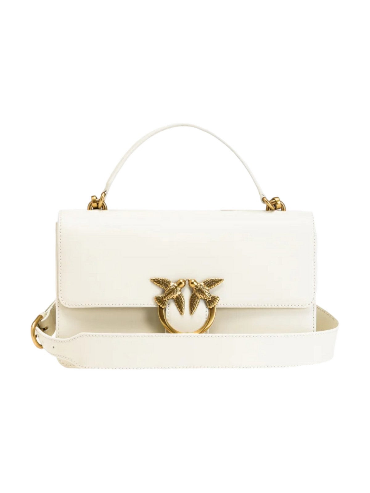 PINKO Borsa Donna Love one classic 100072-A0F1 Z14Q Bianco gioboutiqueweb