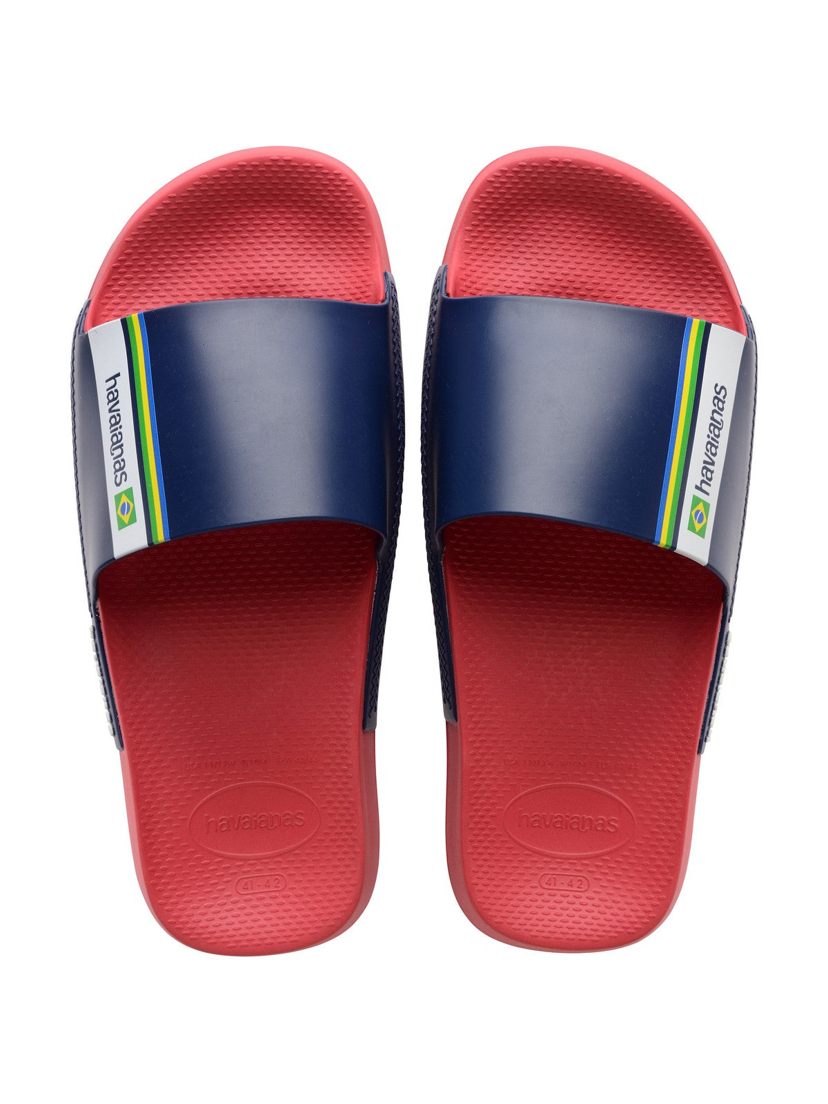 HAVAIANAS Ciabatta Unisex adulto Hav. Slide Brasil 4147319.1440 Rosso gioboutiqueweb