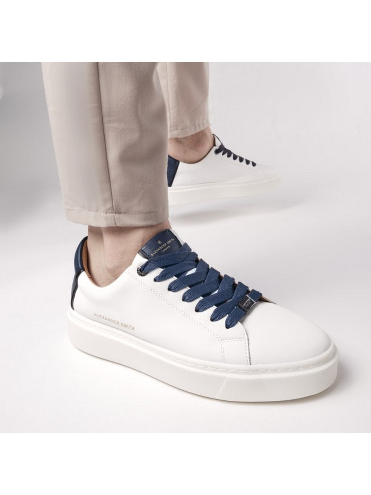 ALEXANDER SMITH Sneaker Uomo London ALAY N1U 10WBL Bianco gioboutiqueweb