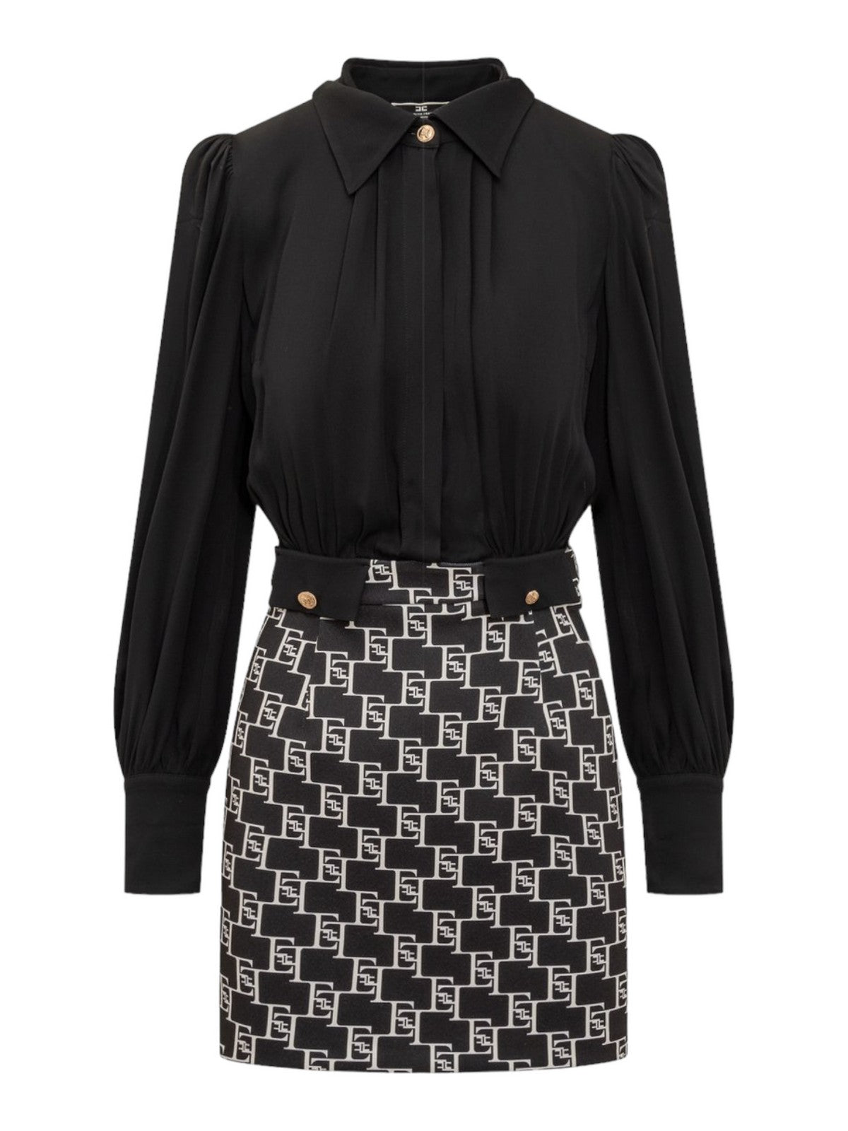 ELISABETTA FRANCHI Women's AB50941E2 685 black dress