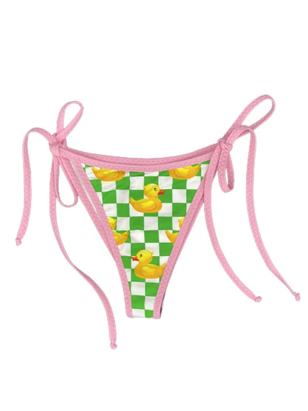 MC2 SAINT BARTH Costume da bagno Donna Slip MARIELLE STRING 00477B Verde gioboutiqueweb