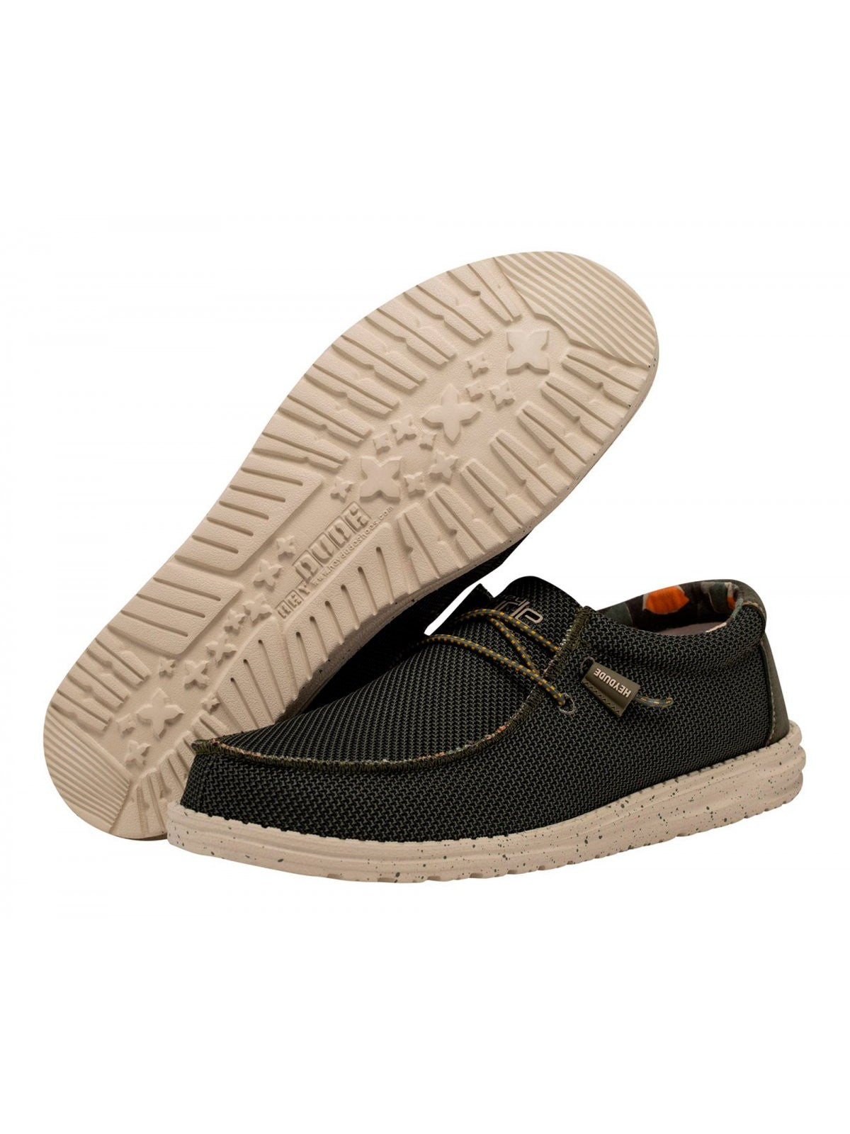 DUDE Mocassino Uomo Wally sox HD.40019 3VK Verde gioboutiqueweb