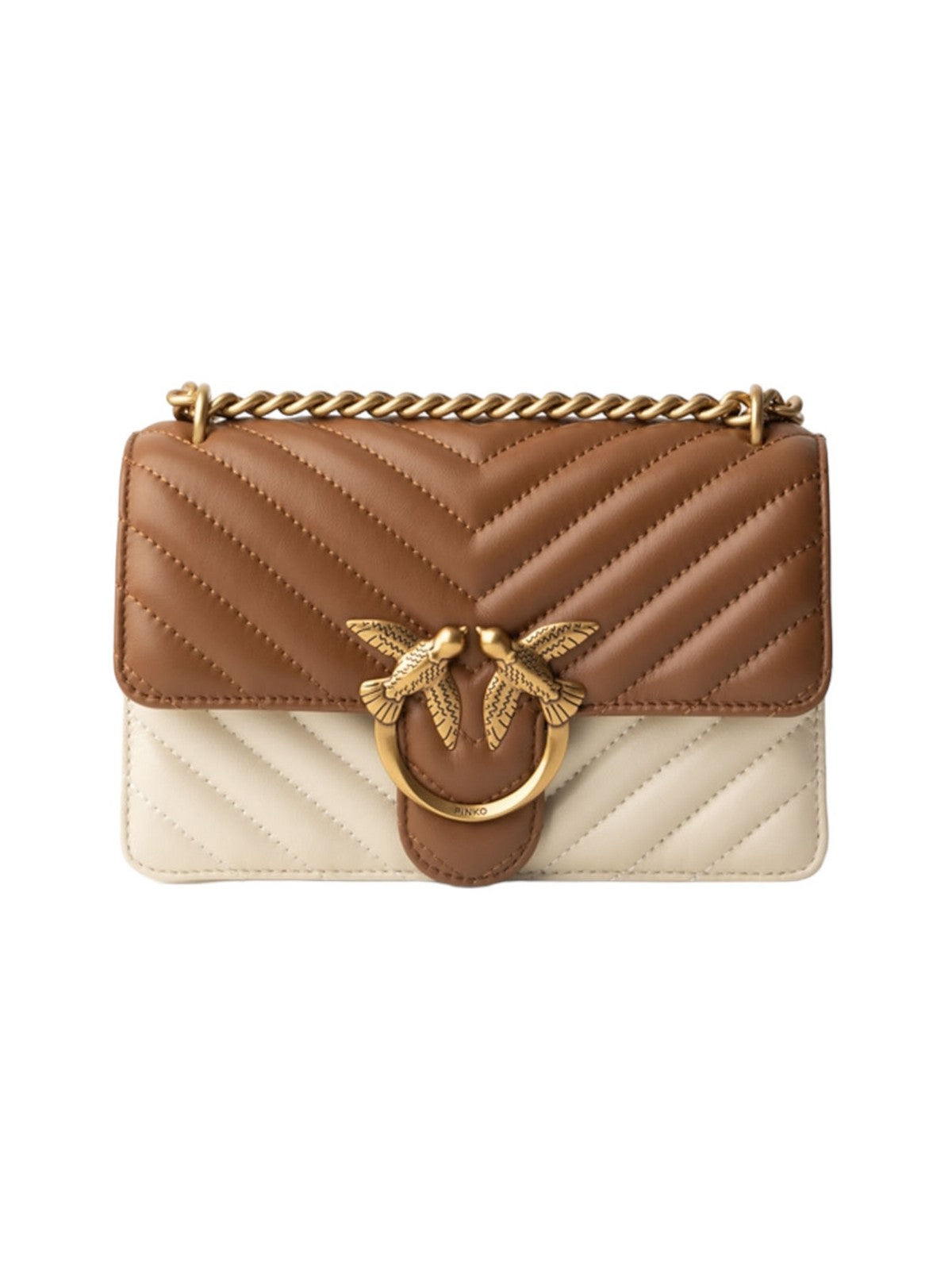 Pinko Women's Bag Love One Mini 100059-A1R3 LZBQ Marrone