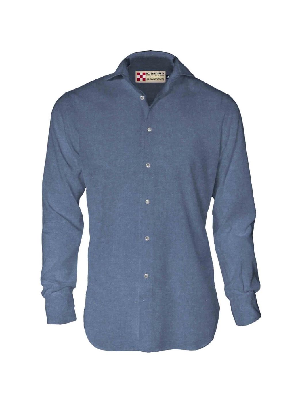 MC2 SAINT BARTH Camicia Uomo PAMPLONA DNMMD Blu gioboutiqueweb