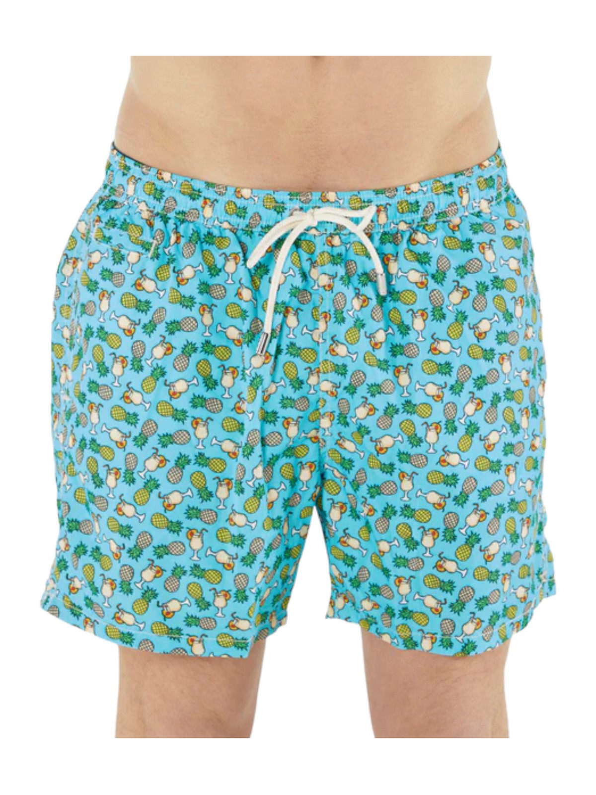 MC2 SAINT BARTH Costume da bagno Uomo Pantaloncino LIGHTING MICRO COAD31 Blu gioboutiqueweb