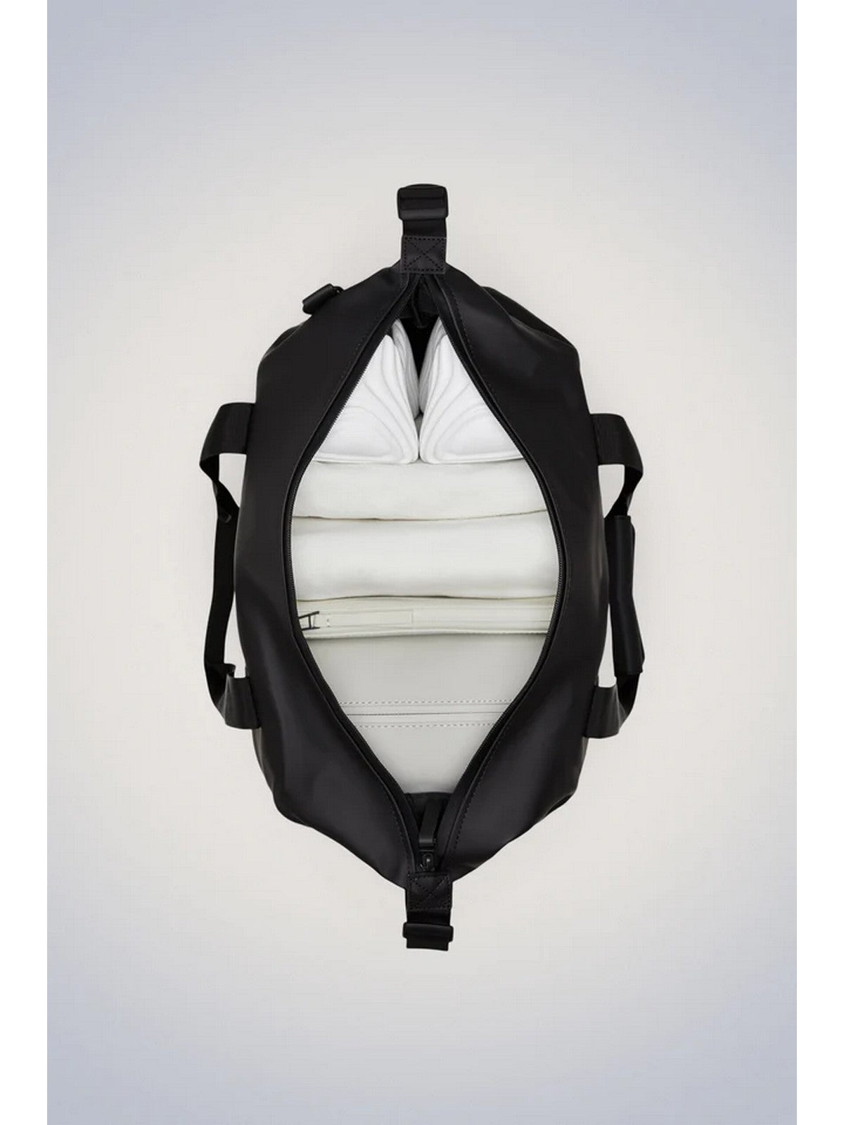 RAINS Valigie e Trolley Unisex adulto Hilo Weekend Bag Small W3 14220 01 Black Nero gioboutiqueweb