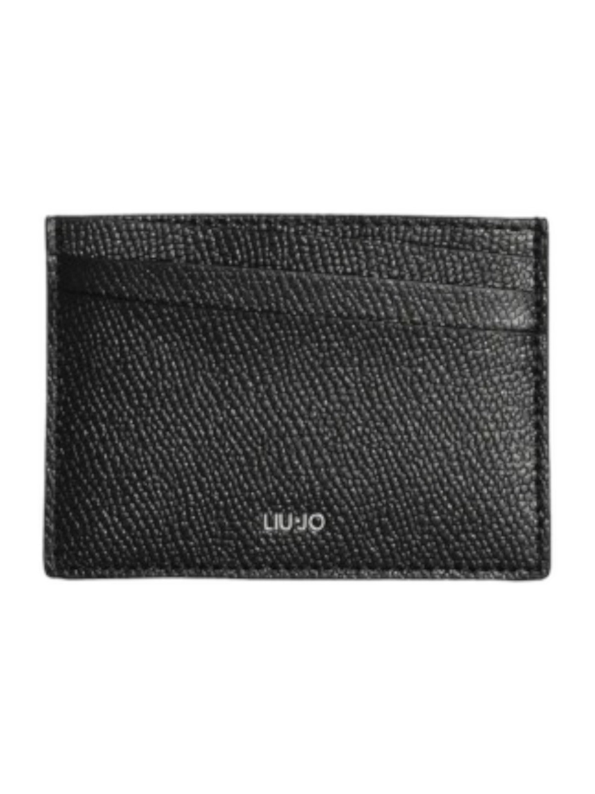 LIU JO UOMO Portafoglio Uomo M123P402EDGEHOLDER 900 Nero gioboutiqueweb