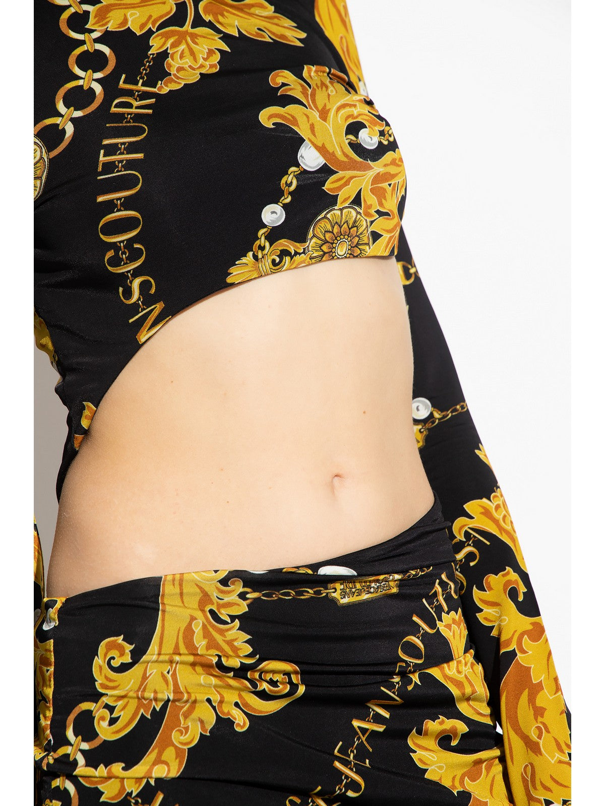 VERSACE JEANS COUTURE Abito Donna 75HAO915 JS204 G89 Nero gioboutiqueweb