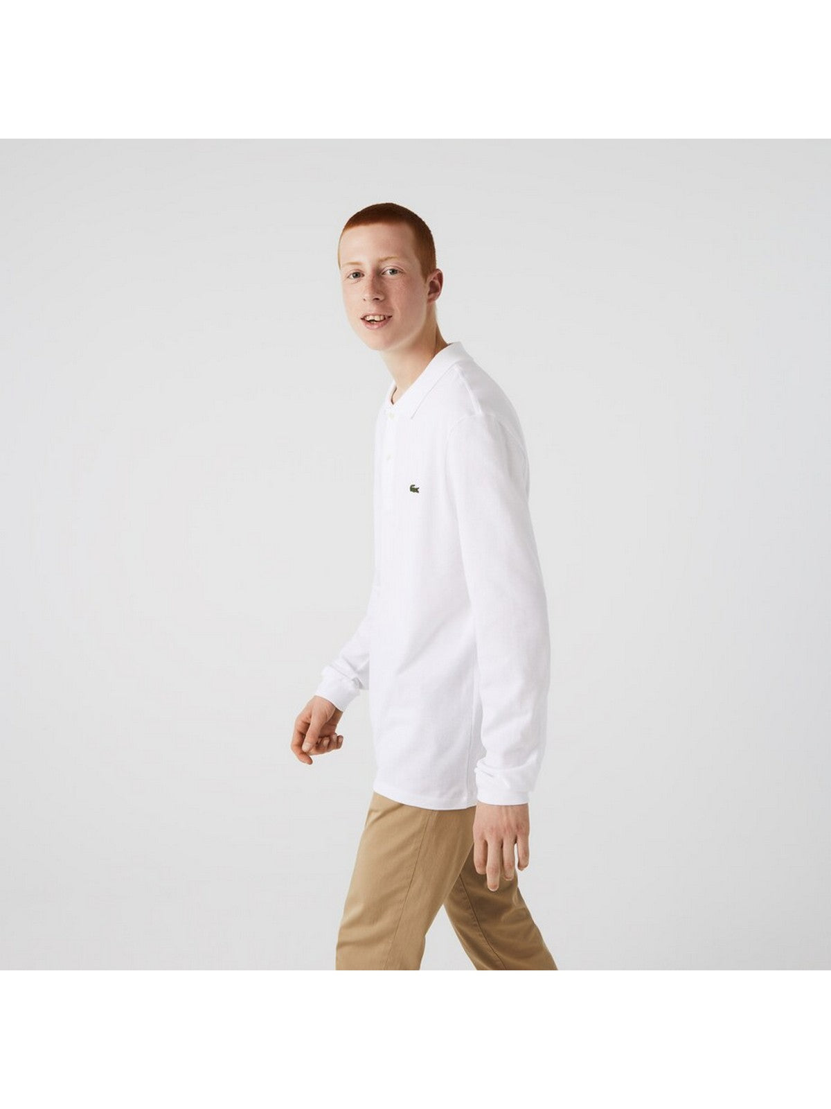 Lacoste T-shirts and men's pole L1312 001 white