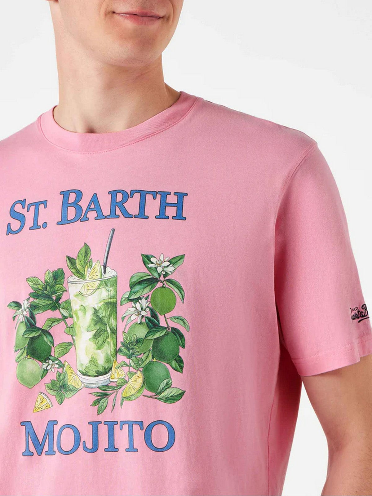 MC2 SAINT BARTH T-Shirt e Polo Uomo TSHIRT MAN 04303D Rosa gioboutiqueweb
