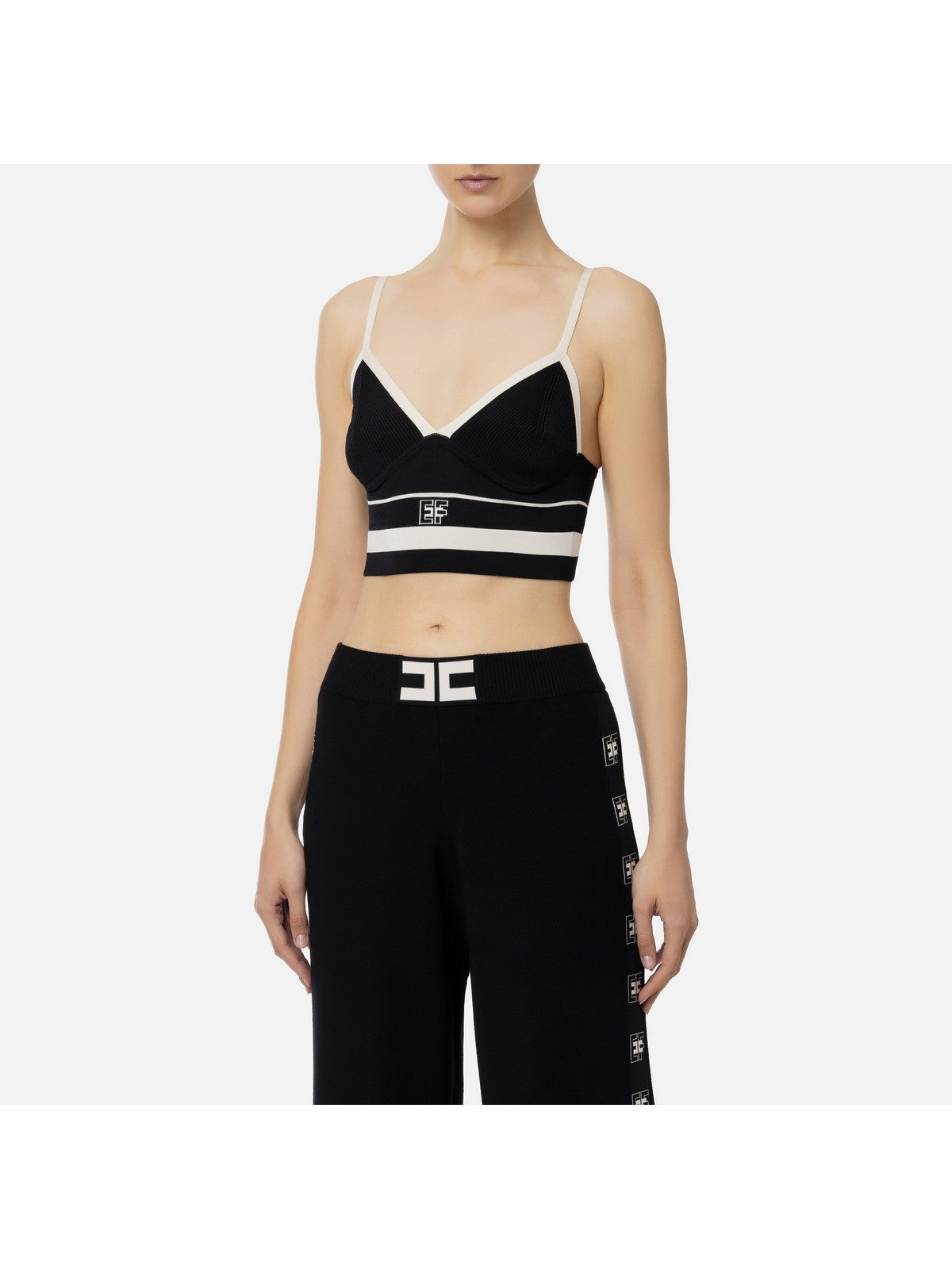 ELISABETTA FRANCHI Top Donna TK94S41E2 110 Nero
