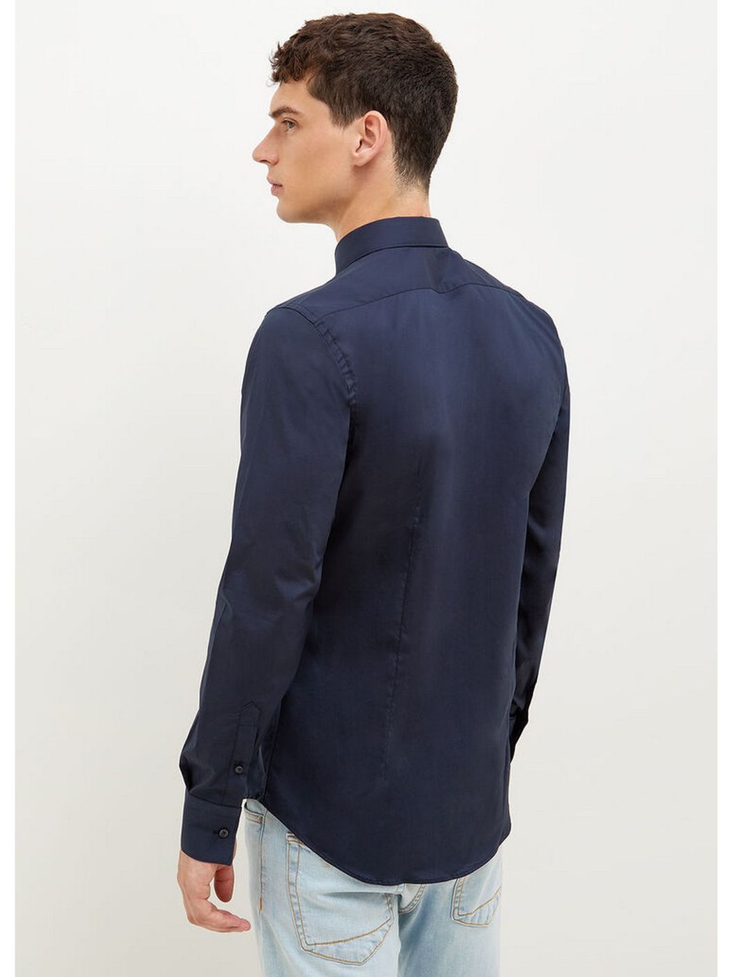 LIU JO UOMO Camicia Uomo M000P201MILANO 10 Blu gioboutiqueweb