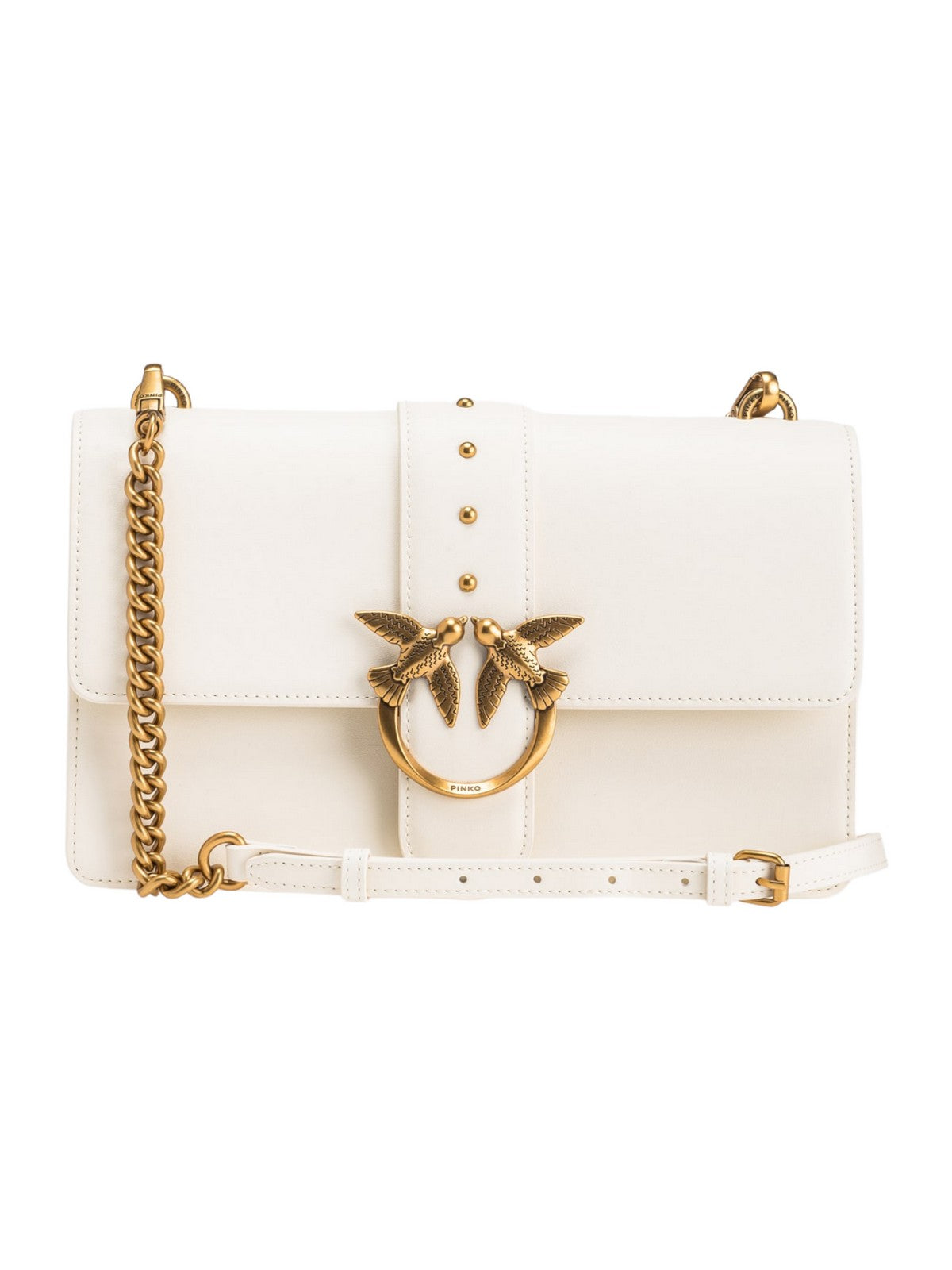 PINKO Borsa Donna Love one classic 100053-A0F1 Z14Q Avorio gioboutiqueweb