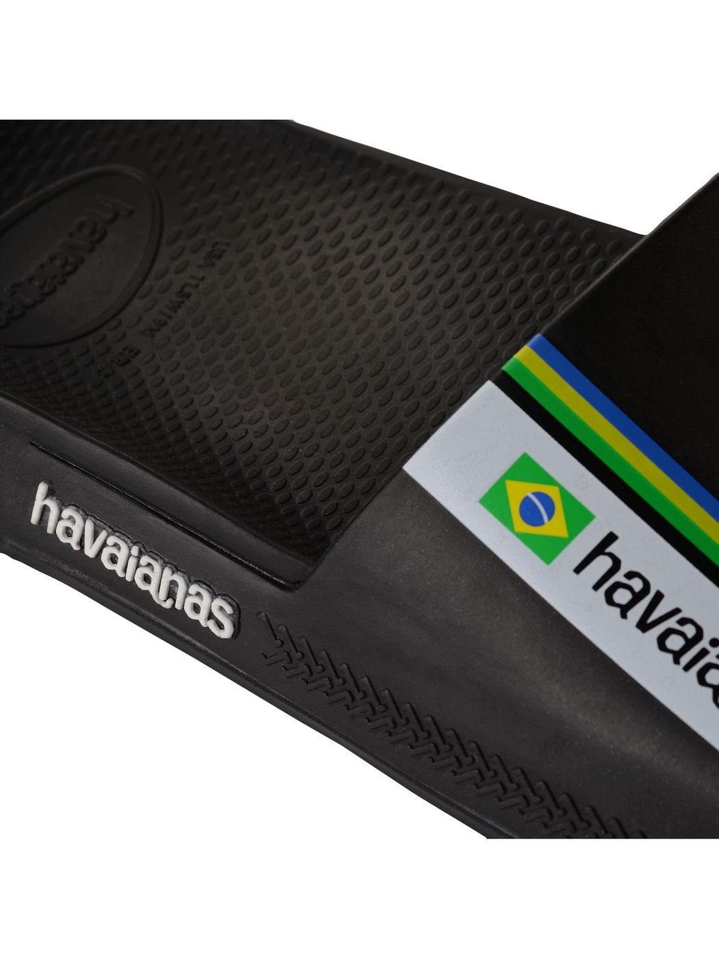 HAVAIANAS Ciabatta Unisex adulto Hav. Slide Brasil 4147319.0090 Nero gioboutiqueweb