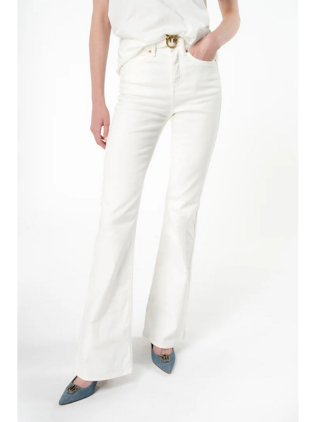Pinko Jeans Woman 100166-A1JM Z14 White